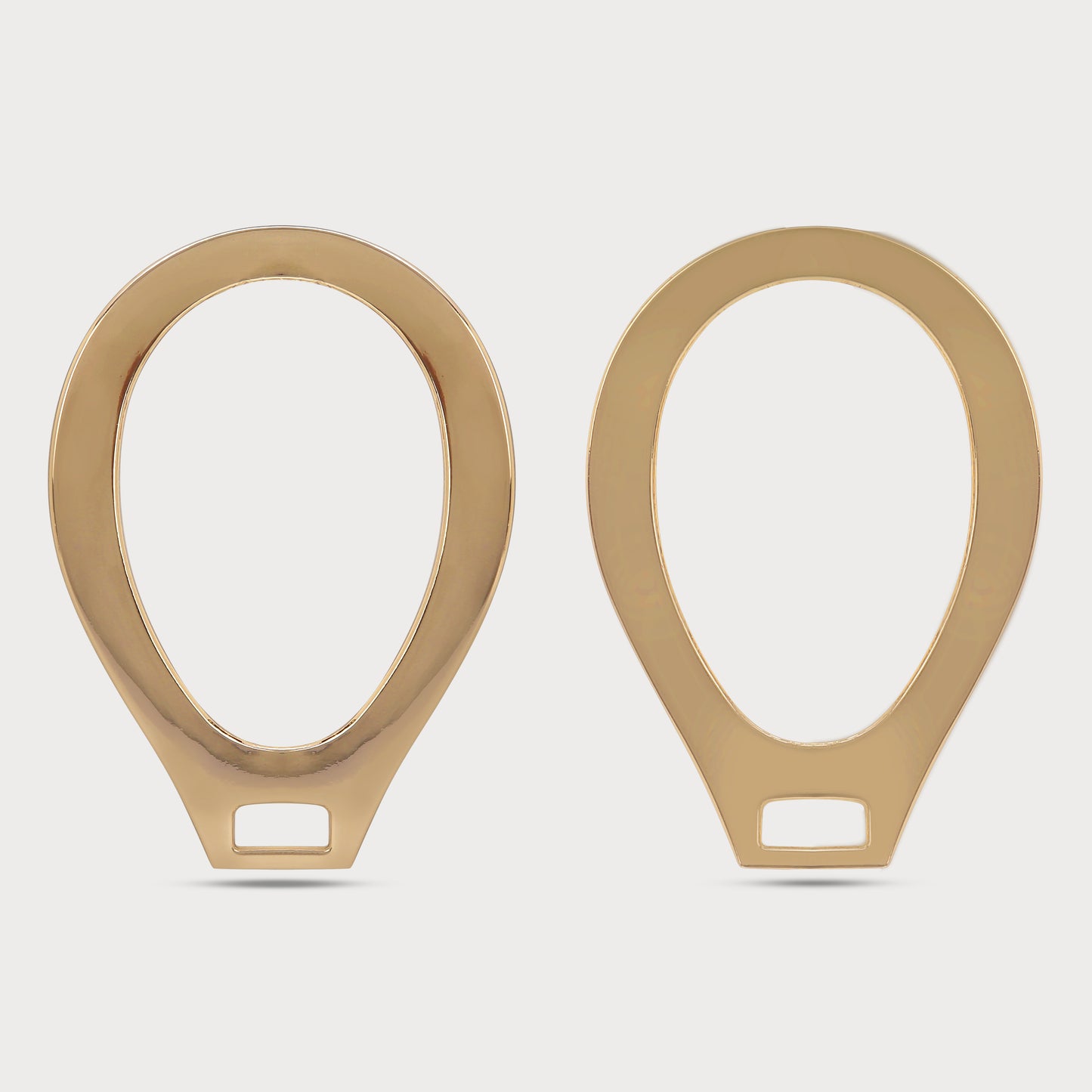 High-Gloss Golden Buckle