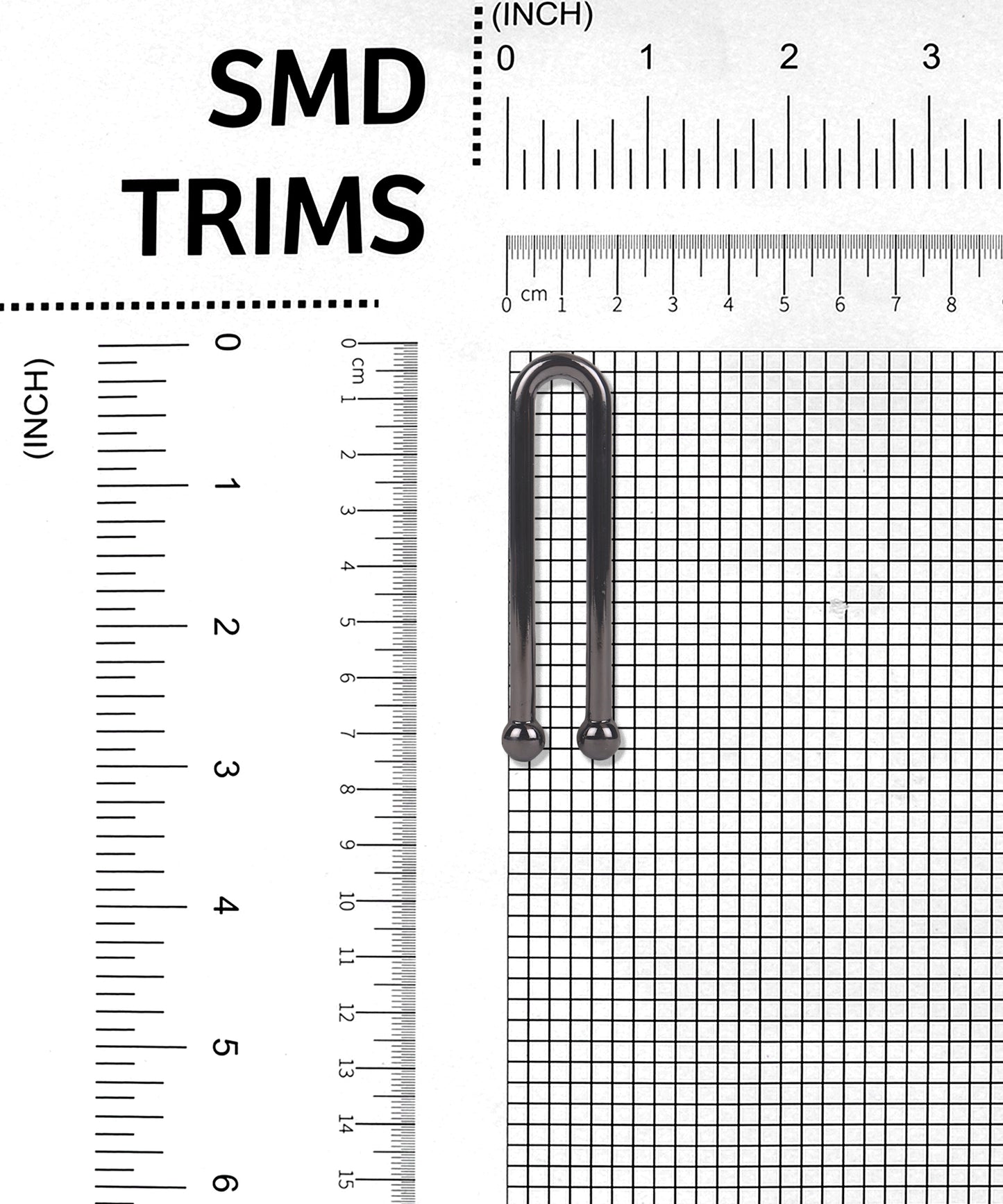 Elegant Designer Black Metal Buckle