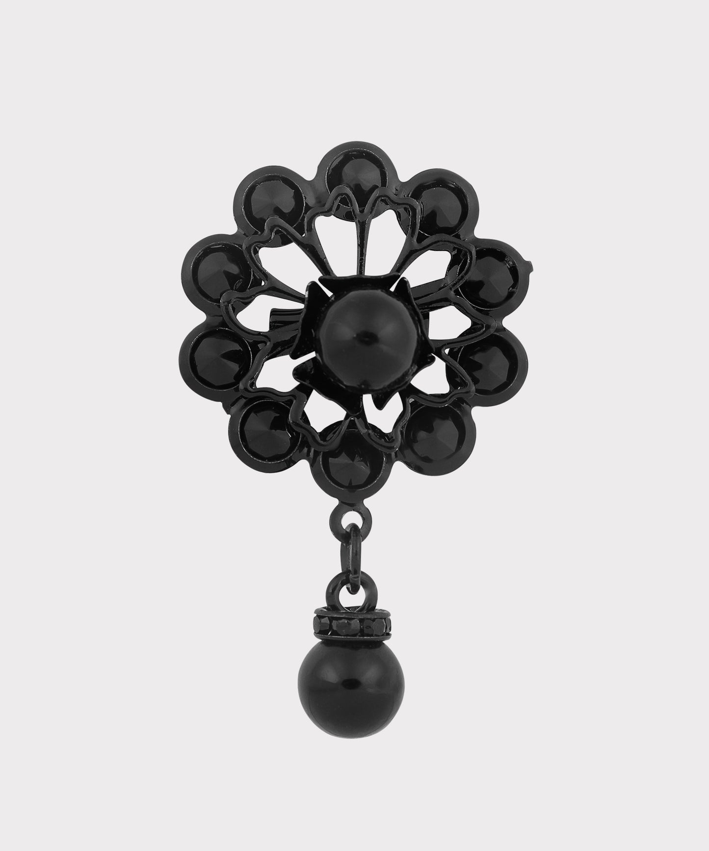 Black Pearl Brooch