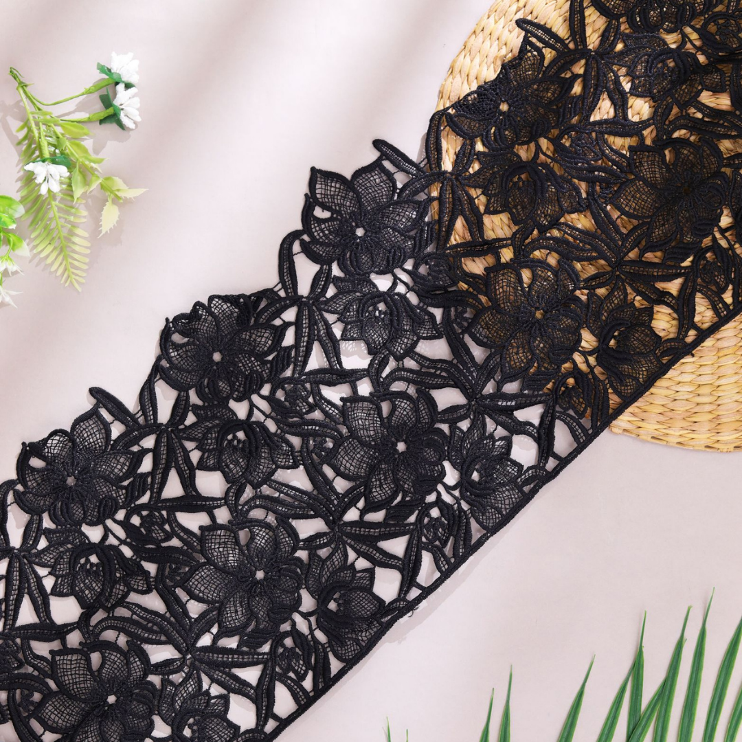 Black Designer Lace