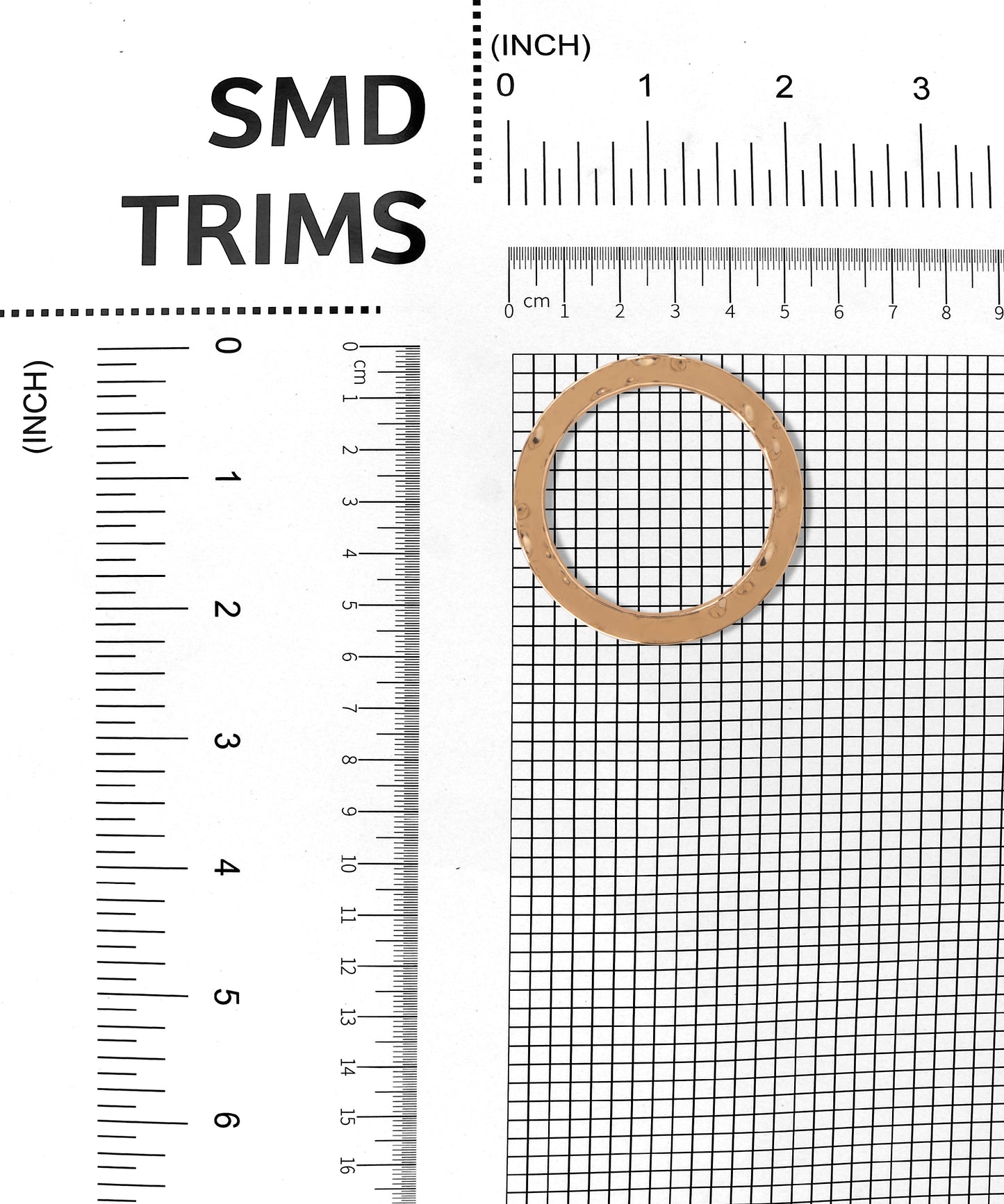 Chic Gold Metal Buckle Ring