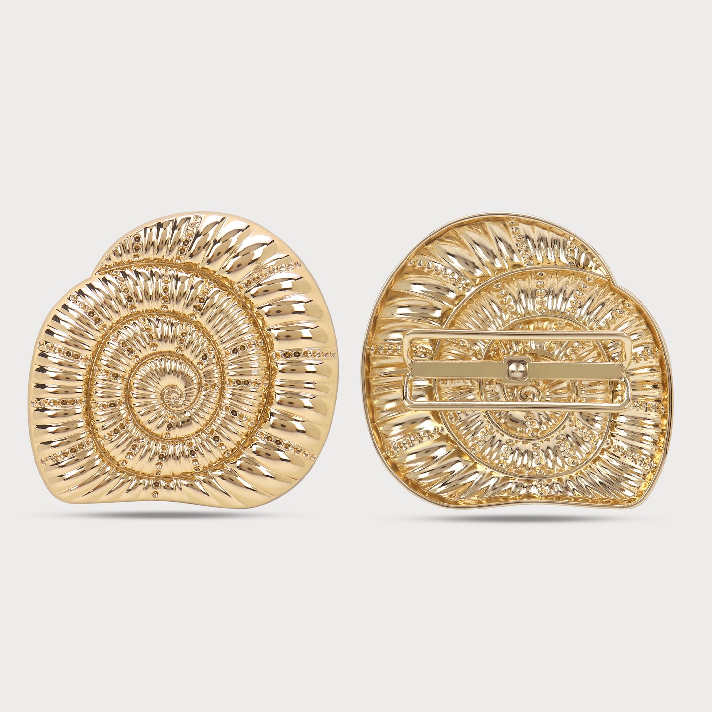 Shell Finish Golden Buckle