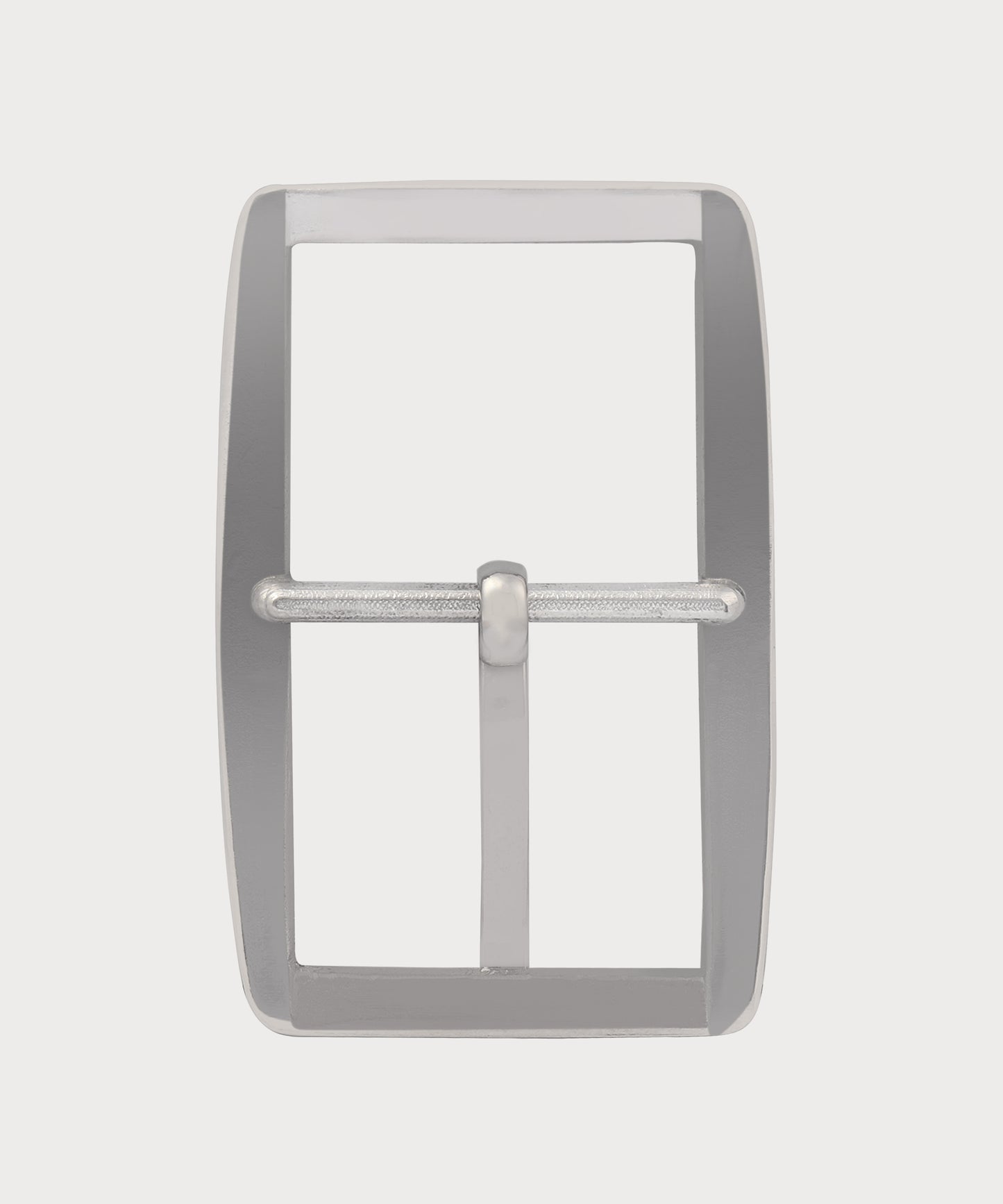 Brushed Nickel Designer Belt Buckle