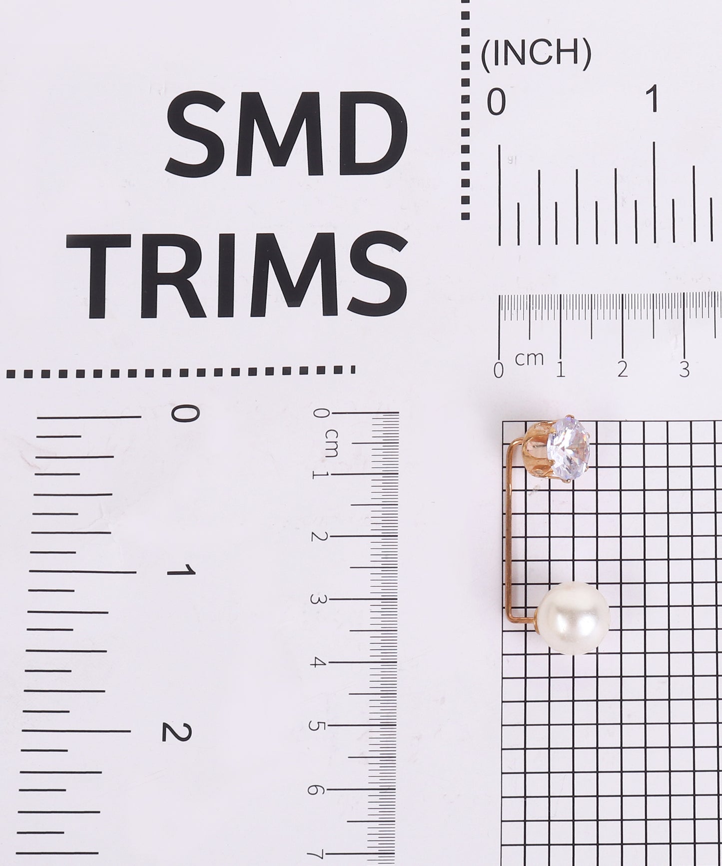 Pearl Lapel Pin With Stone