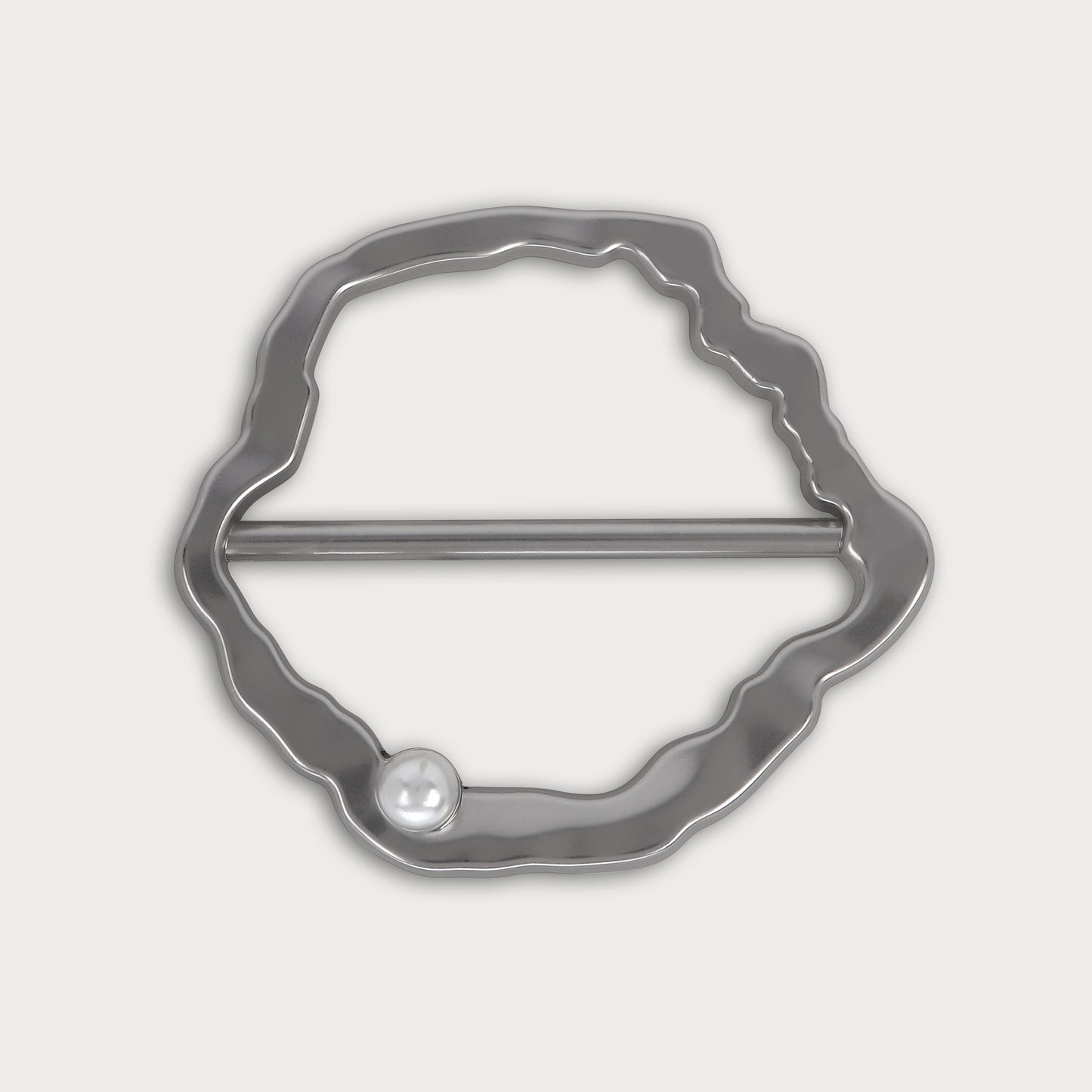 Pearl-Studded Statement Buckle