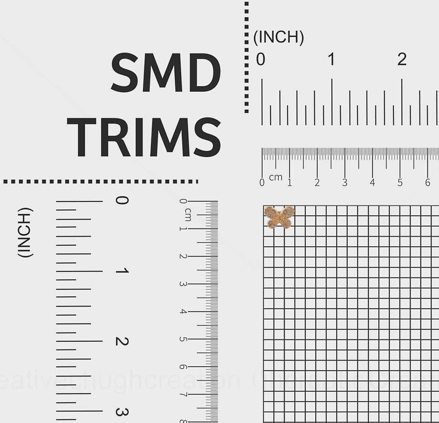 High-End Golden Metal Button