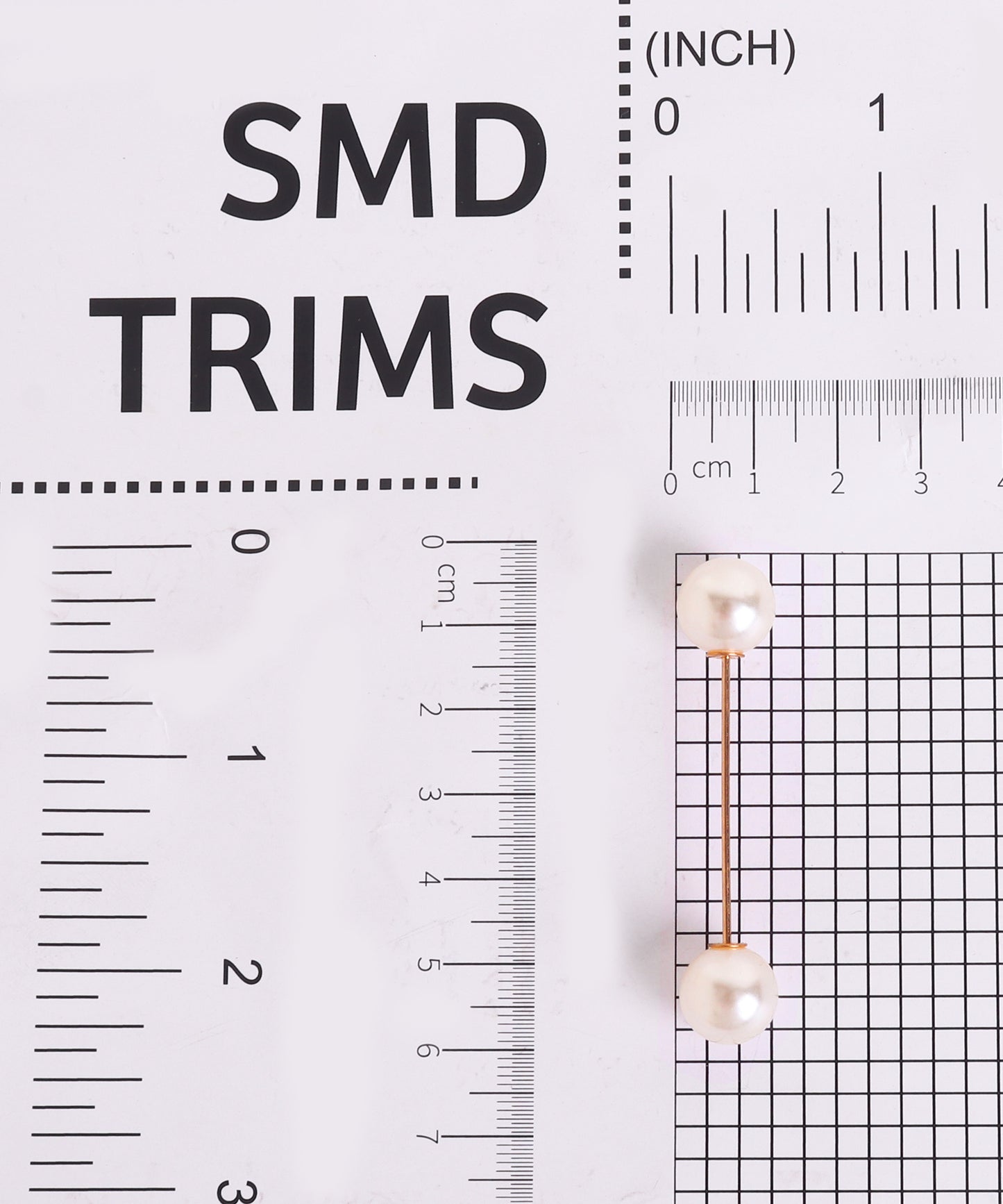 Golden Pearl Metal Lapel Pin