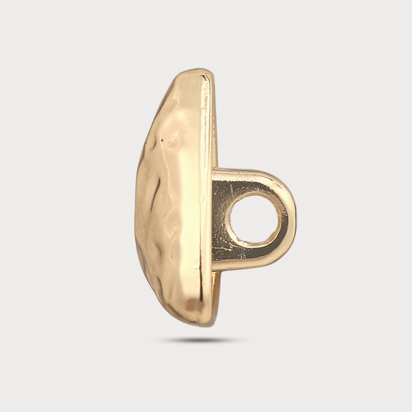 Textured Triangle Metal Button