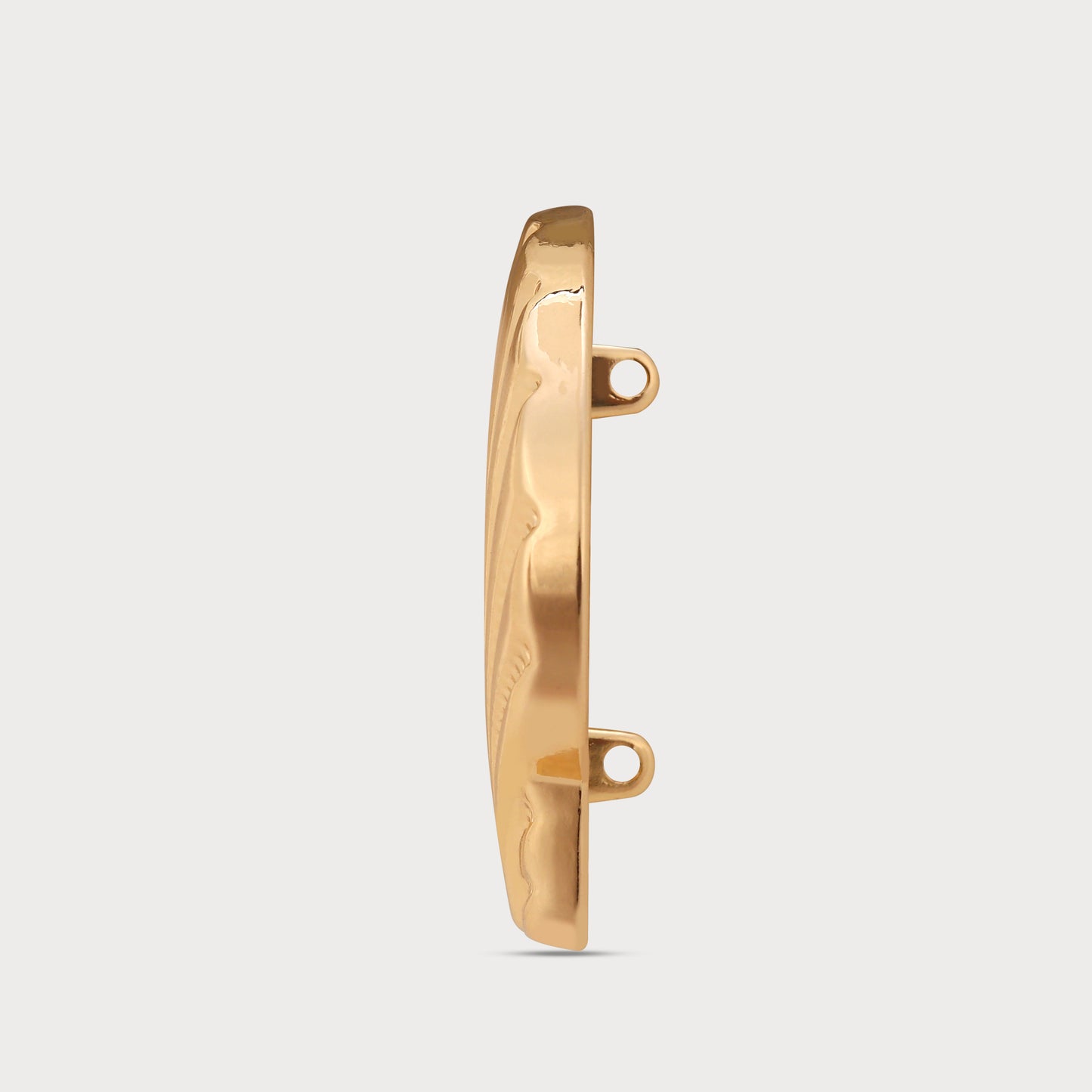Oversize Gold Shell Shape Buttons