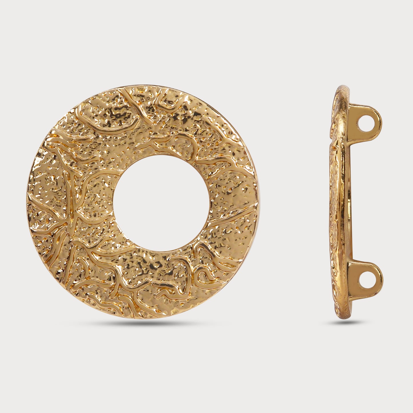 Chic Gold-Toned Designer Buttons