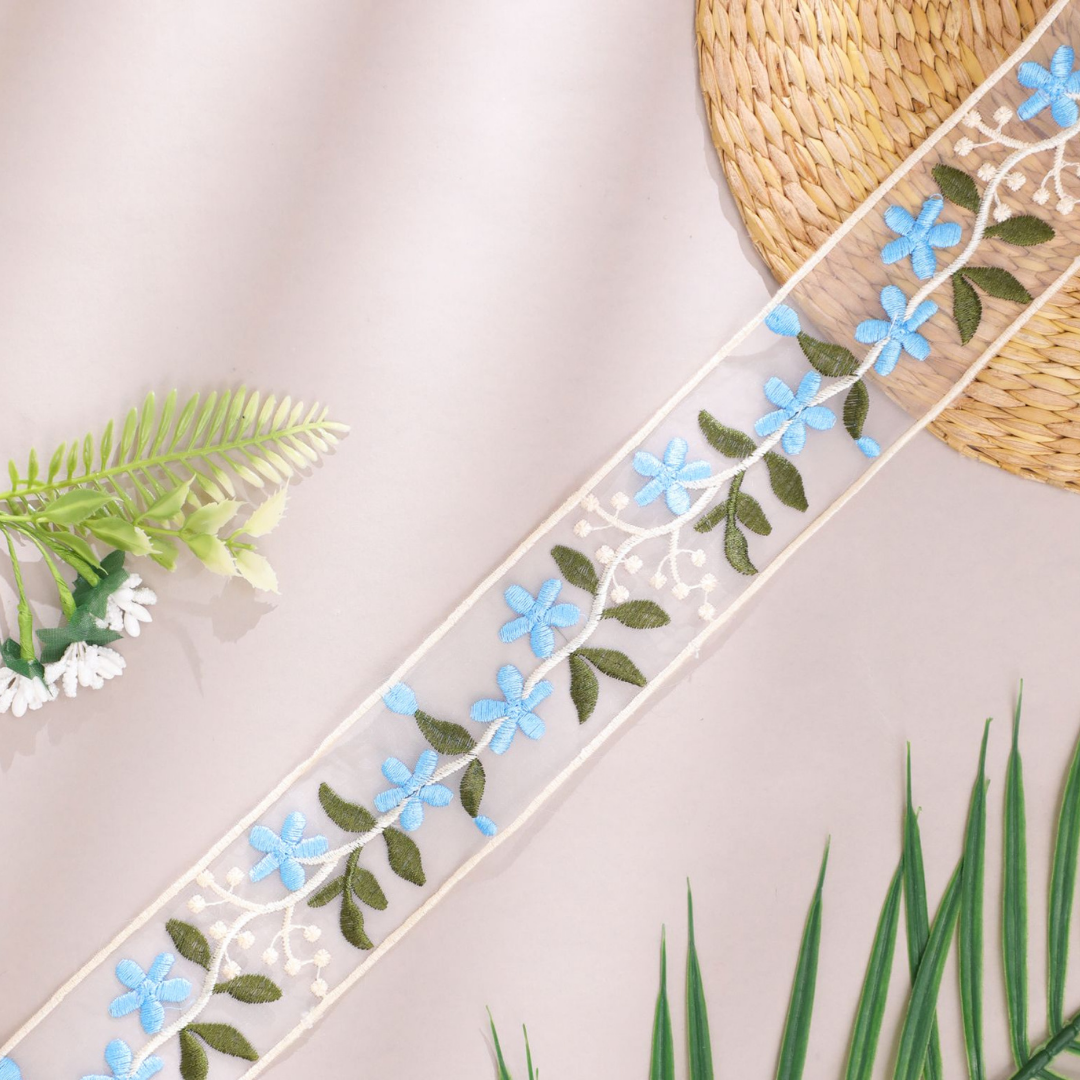 Vibrant Embroidery Lace