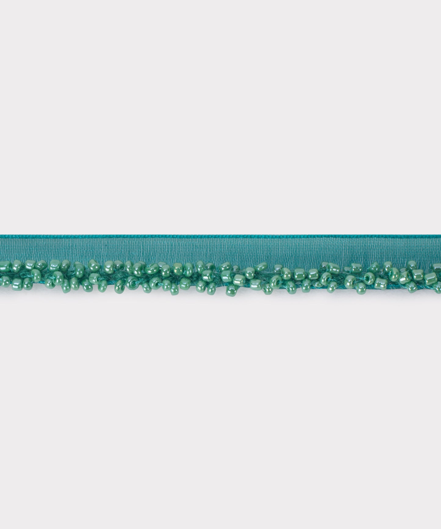 Green Beaded Lace Trim (Pack of 5 Meters)