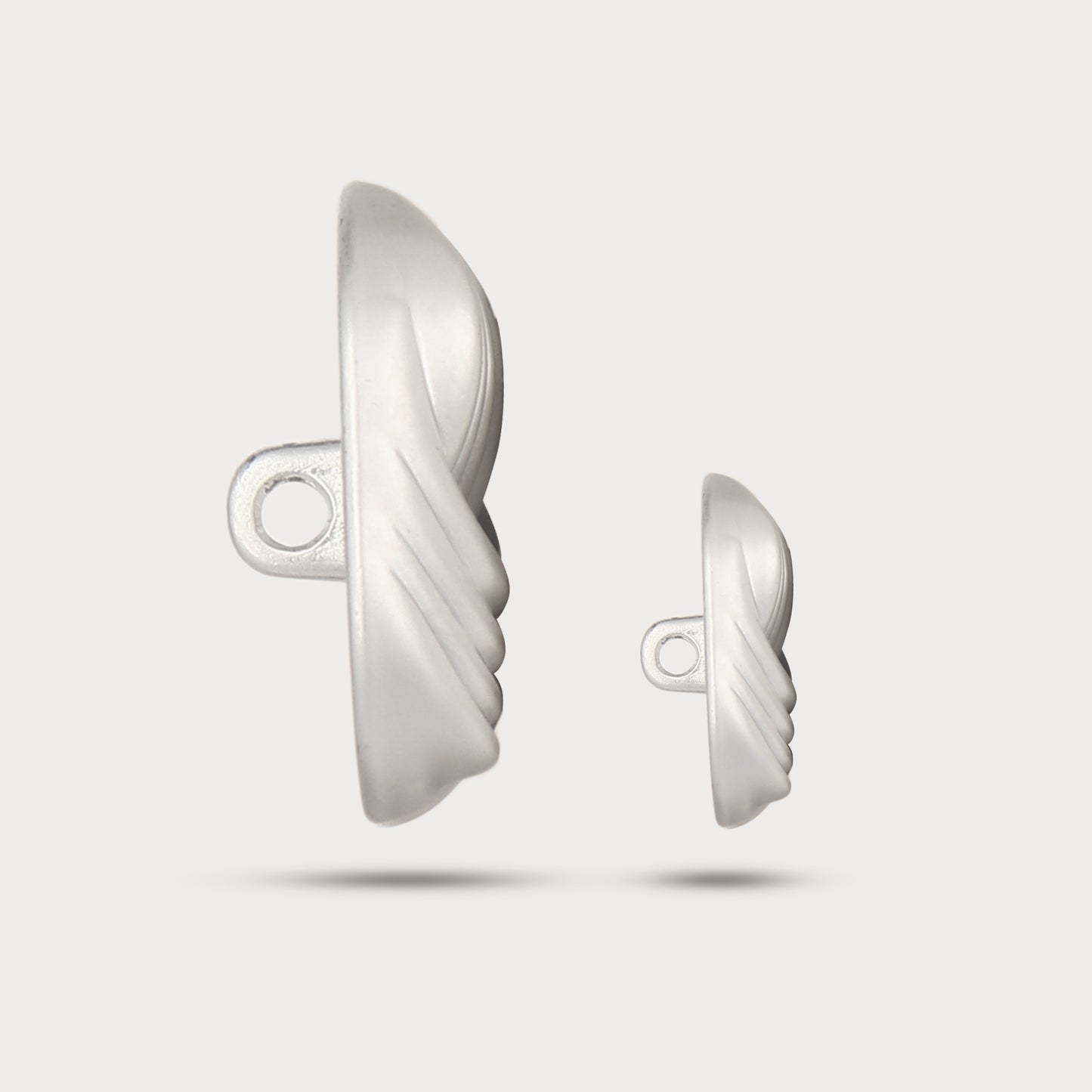 Signature Series Silver Metal Button