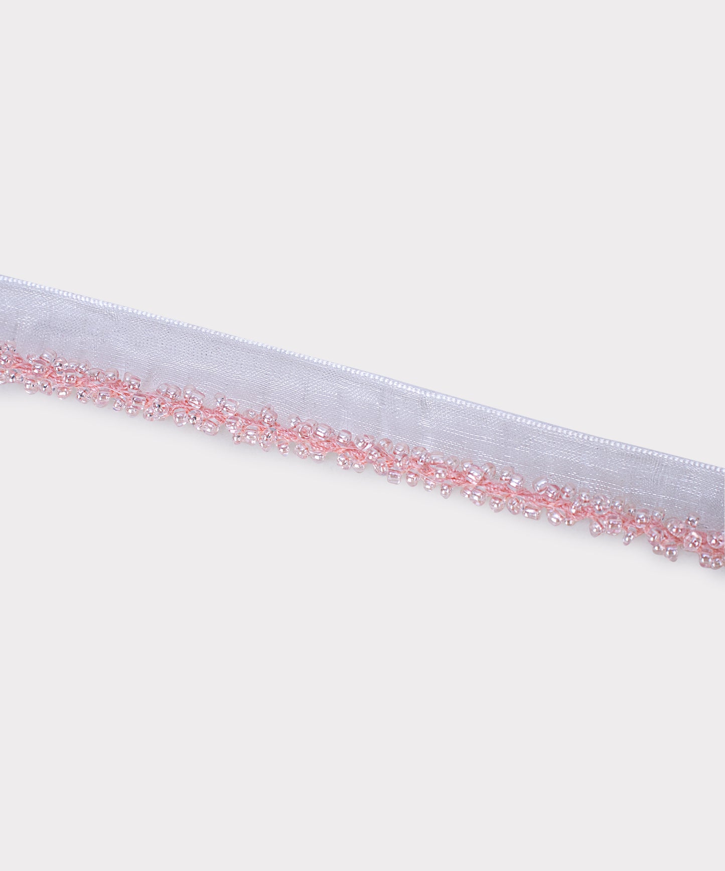 Light Pink Beaded Lace Trim (Pack of 5 Meters)