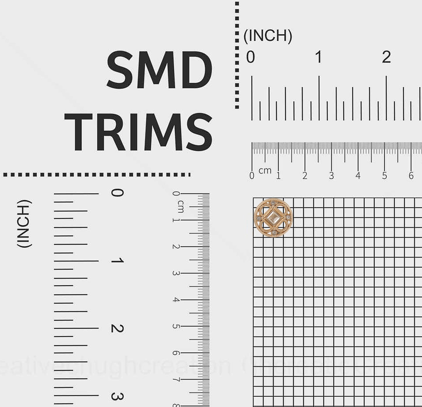 Exquisite Metal Stone Buttons