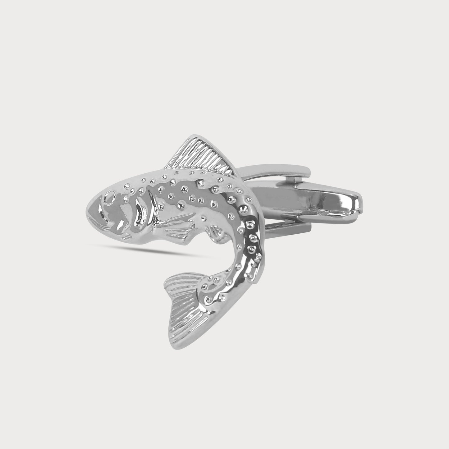 Bold Artistic Fish Shape Luxury Cufflinks