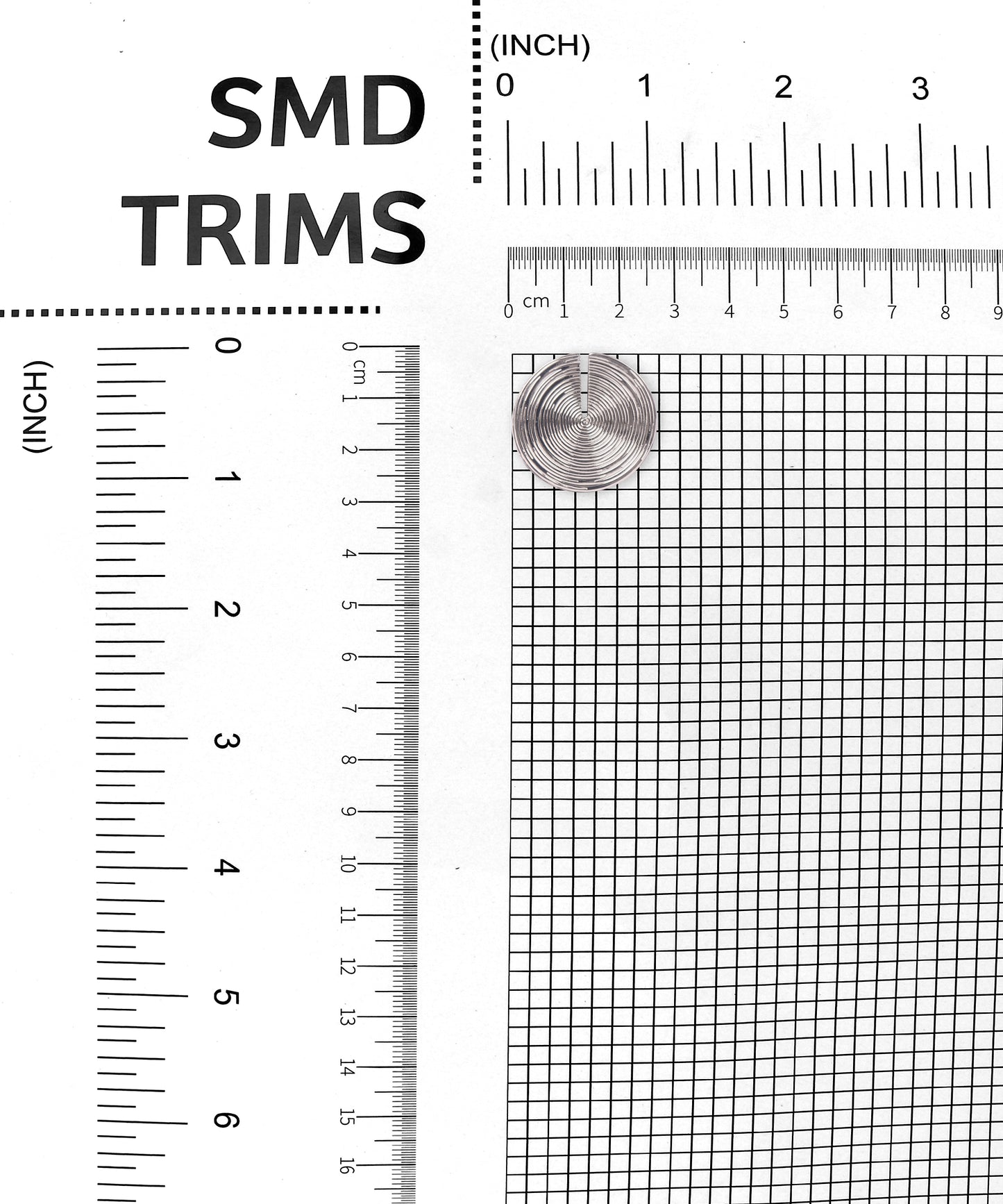 Silver Asymmetrical Button for Artistic Designs