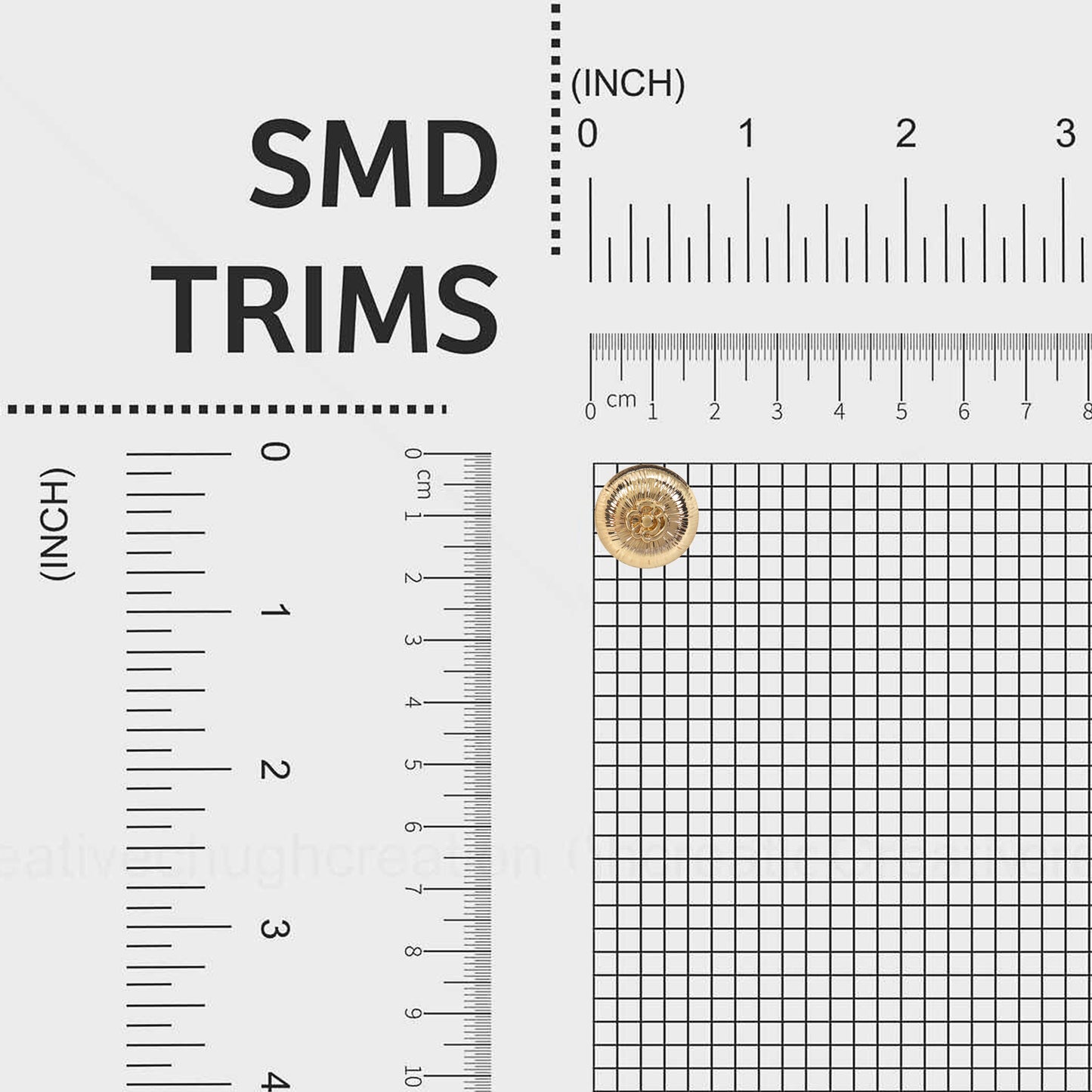 Gold Accent Wear Buttons