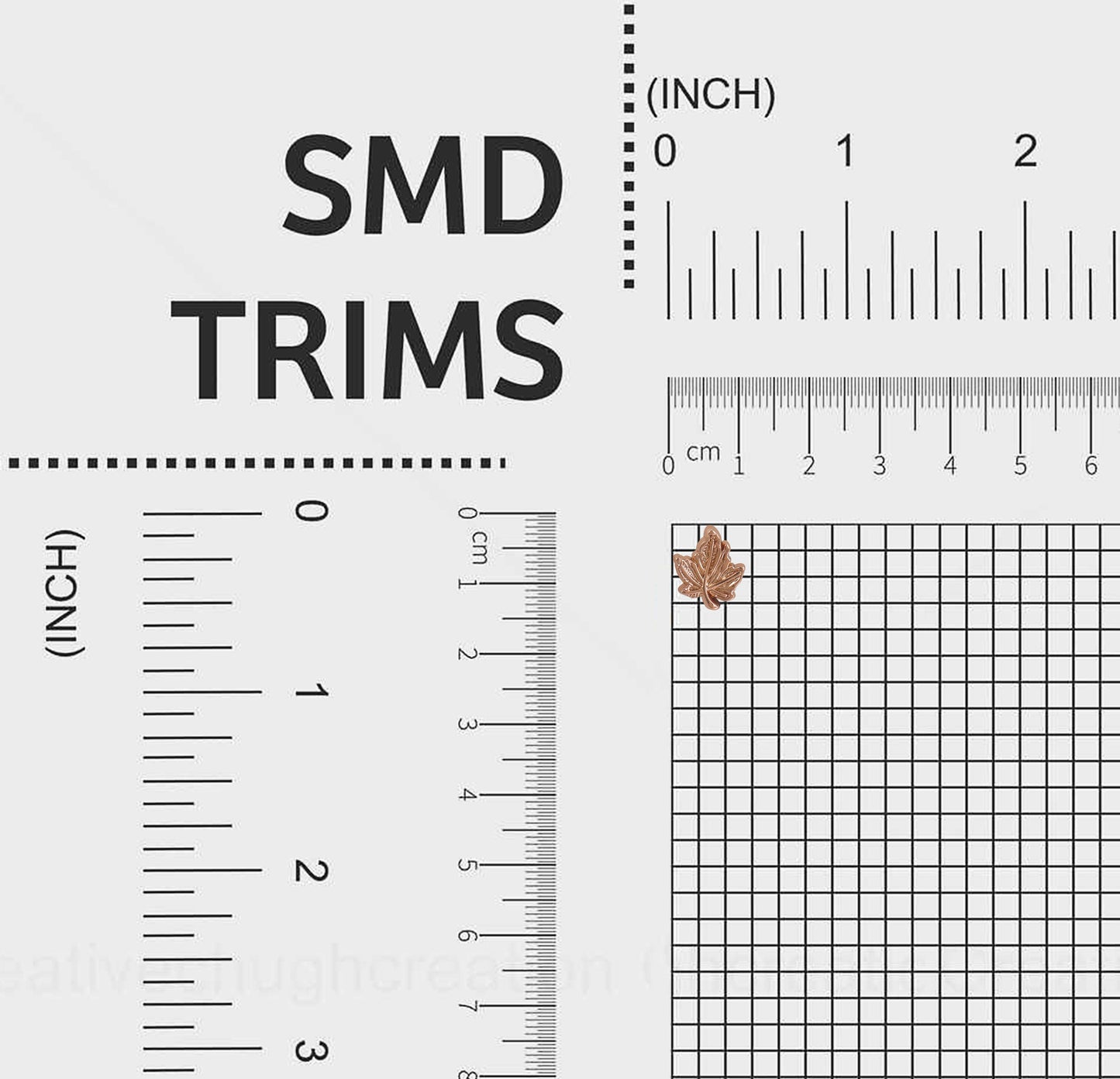 Golden Leaf Metal Button