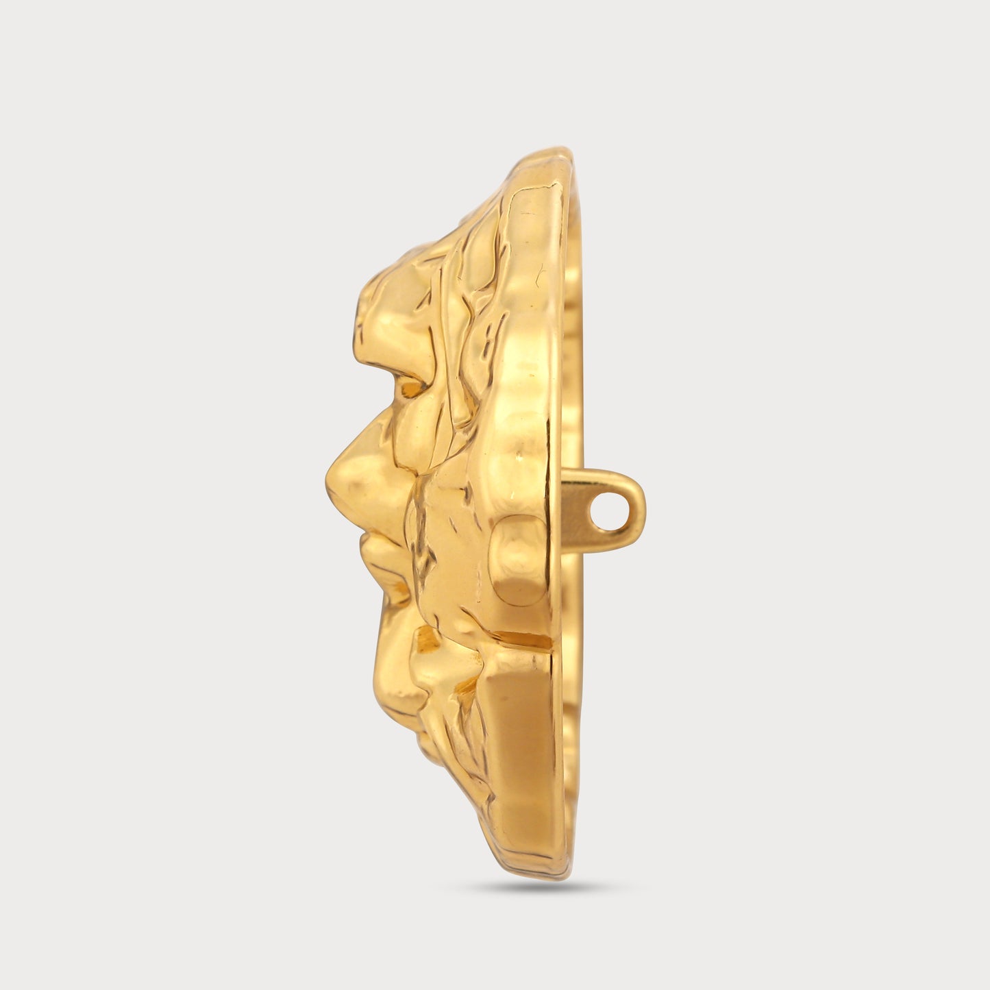 High Street Couture Golden Designer Button