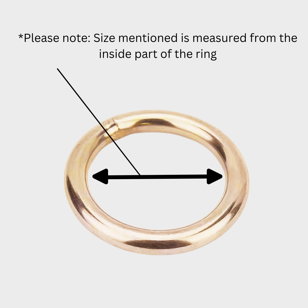 Fixed Metal Ring Handbag hardware Accessory