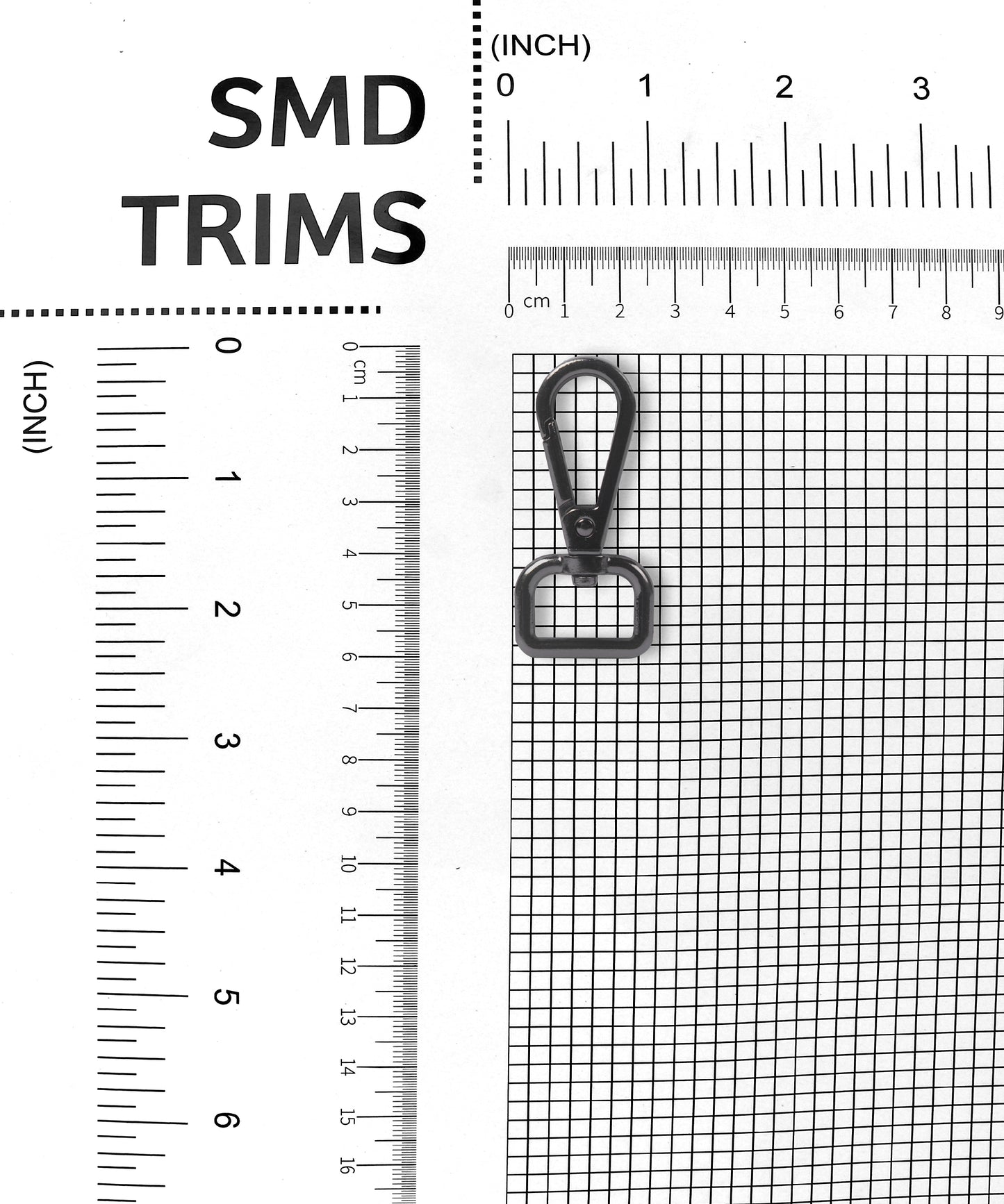 Black Finish Hook for Handbags and Straps (Pack of 4 Pcs)