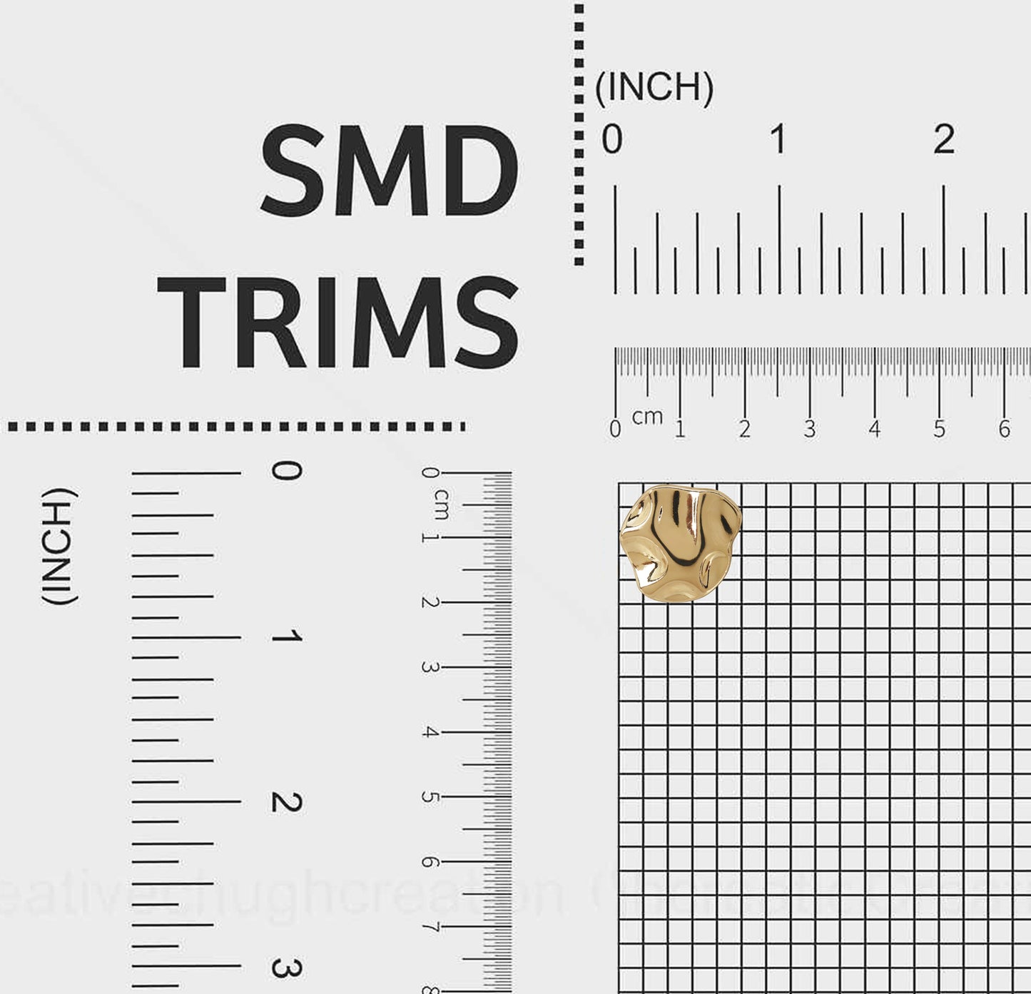 Premium Golden Metal Buttons Pack