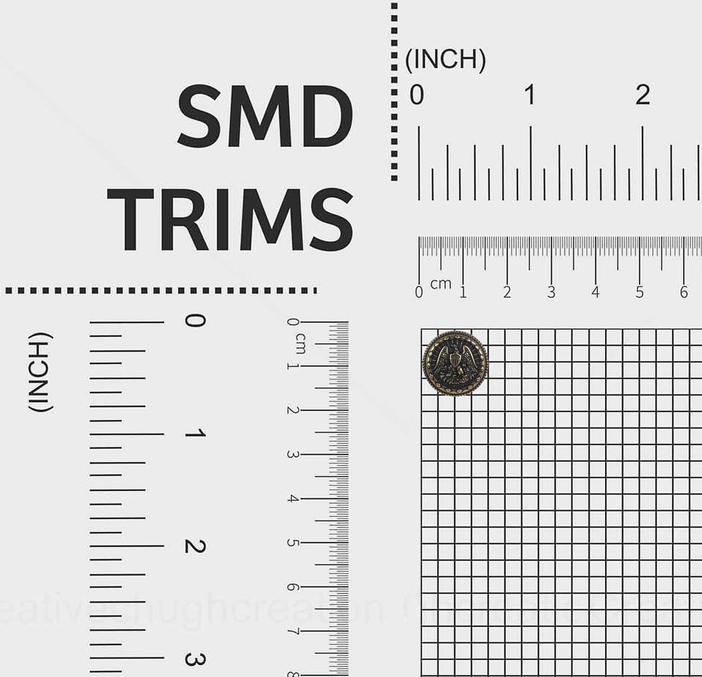 Designer Antique Polish Buttons