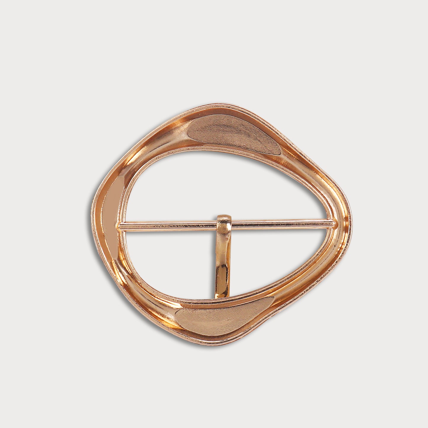 Polished Gold Metal Buckle