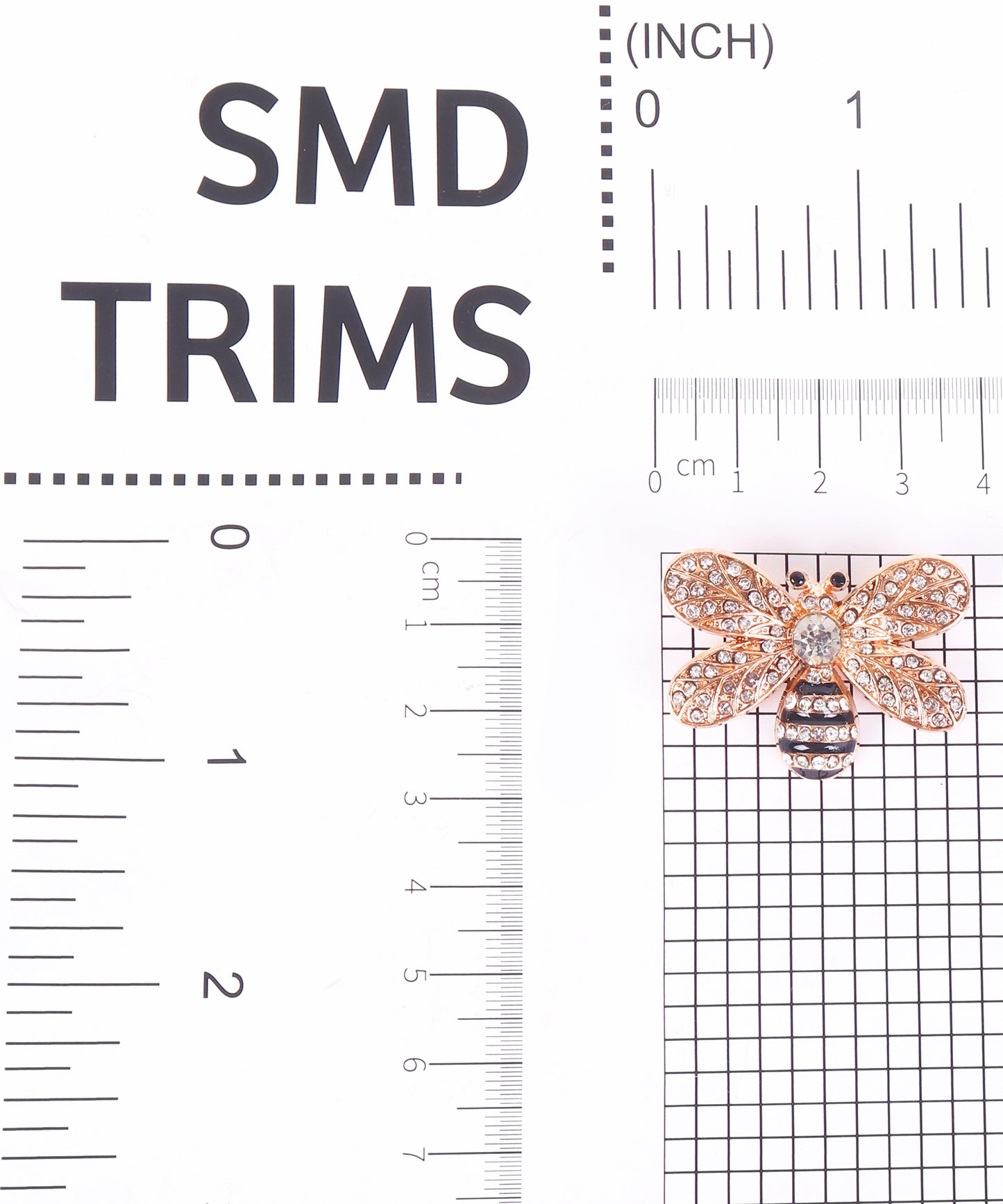 Honey Bee Metal Brooch