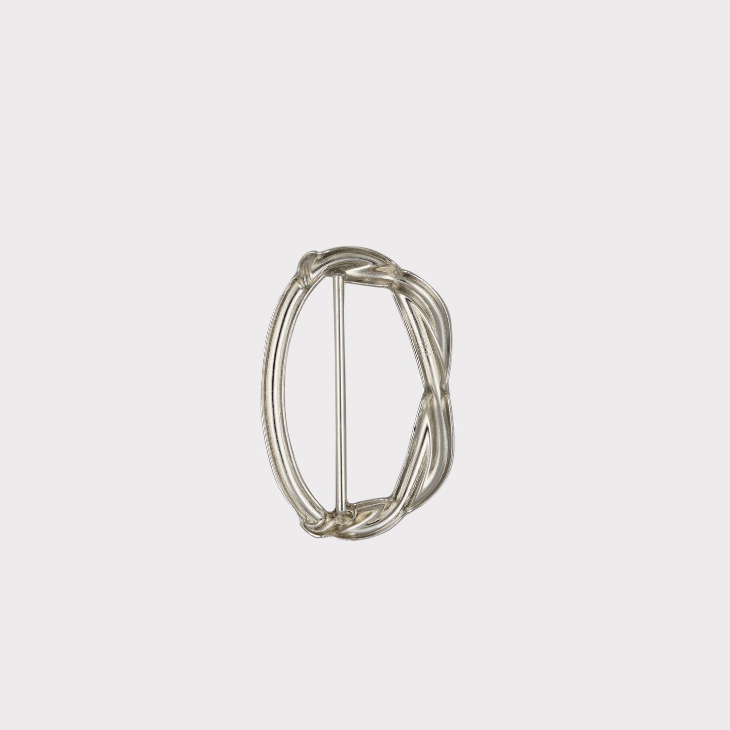 Oval Shape New Design Silver Buckle