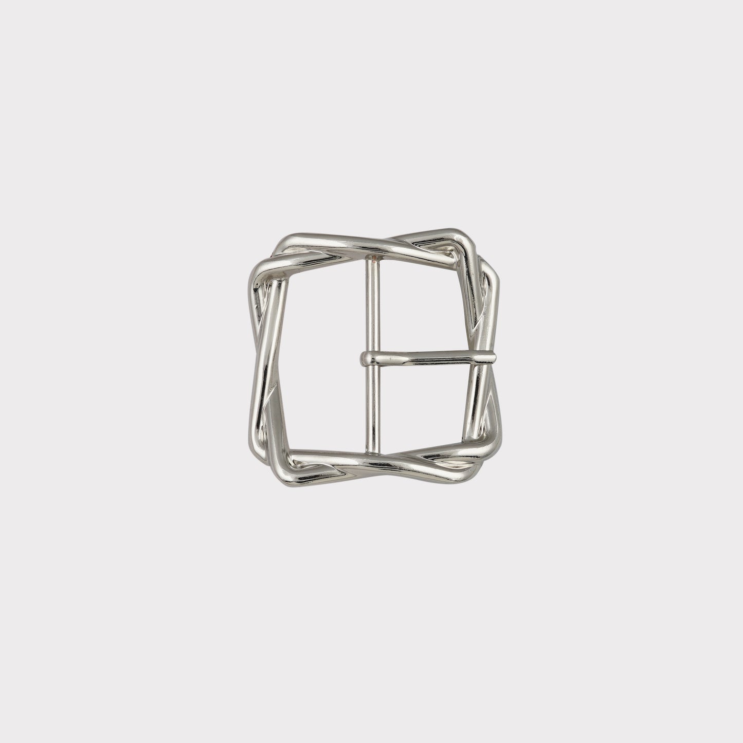 Square Shape Silver Belt Buckle