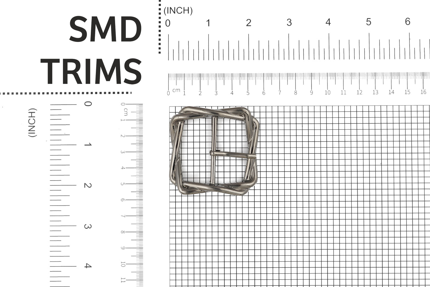 Square Shape Black Belt Buckle