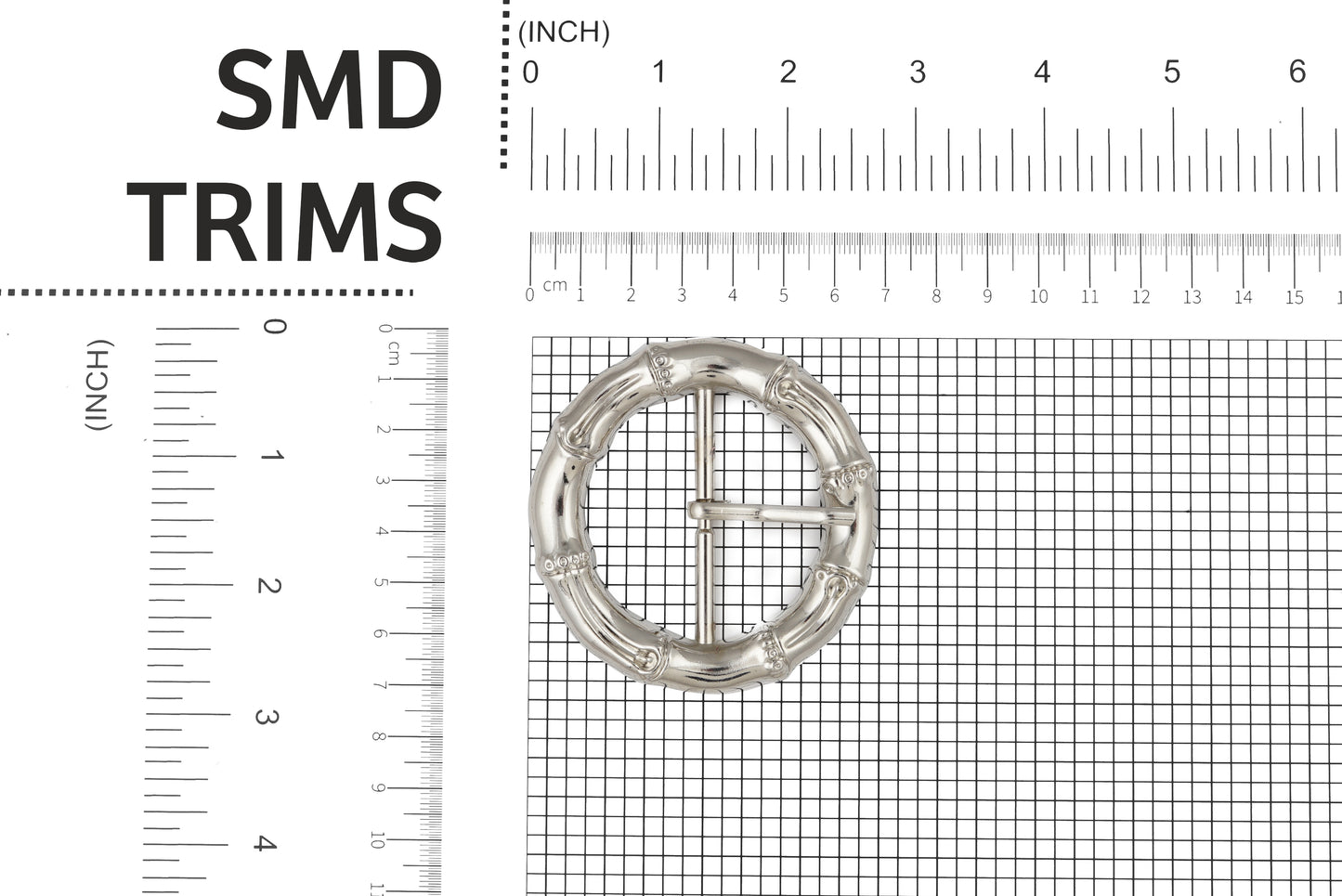 Designer Silver Polish Belt Buckle