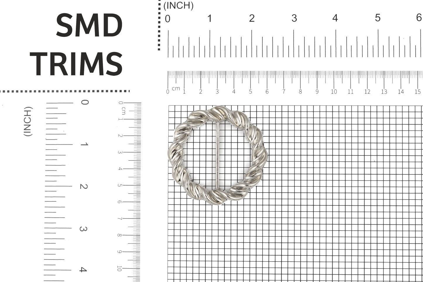 Silver Designer Belt Buckle