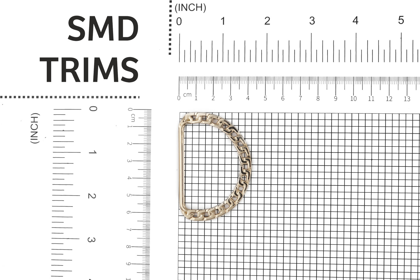 D Shape High Quality Buckle Golden