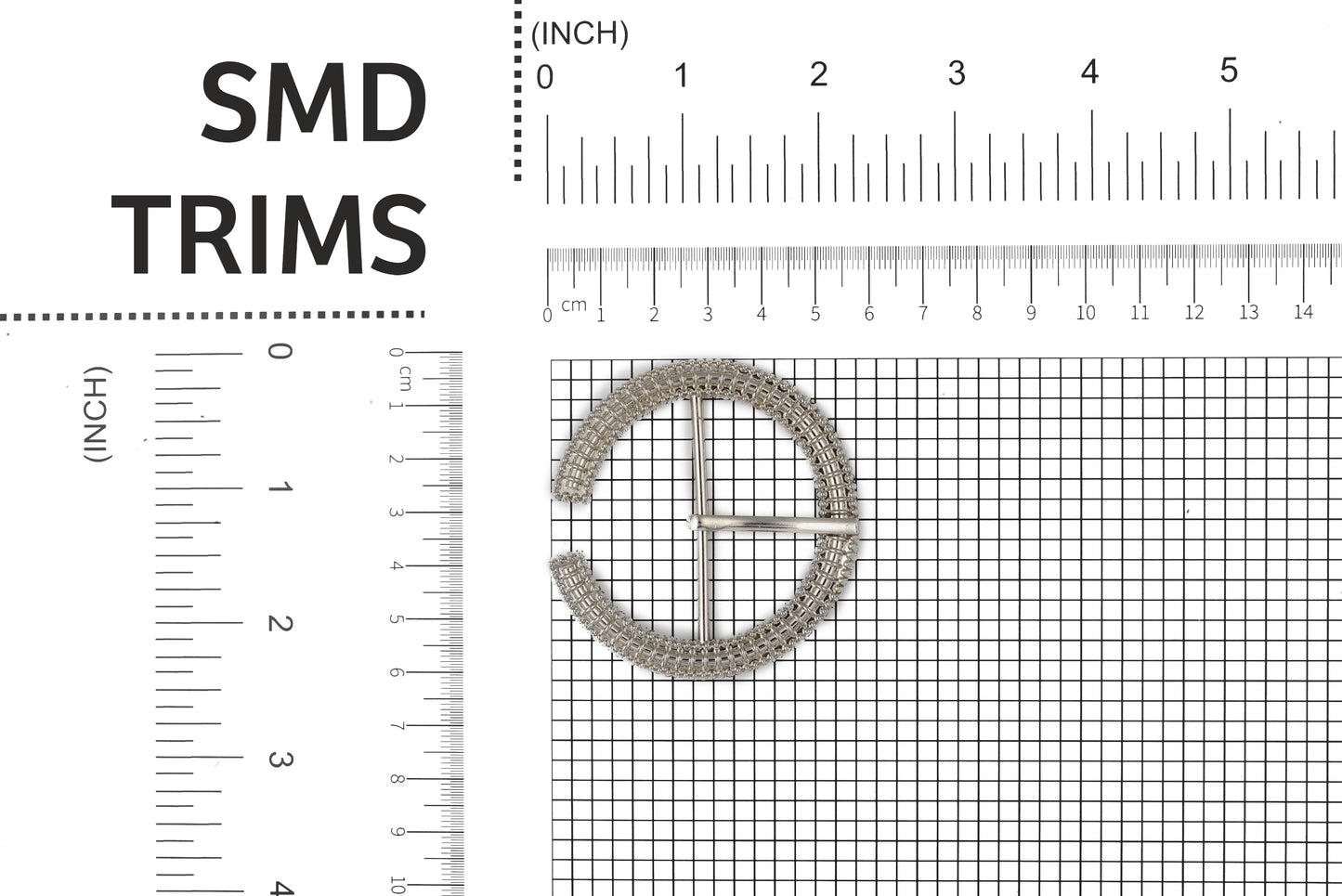 Silver Polish C Shape Designer Buckle