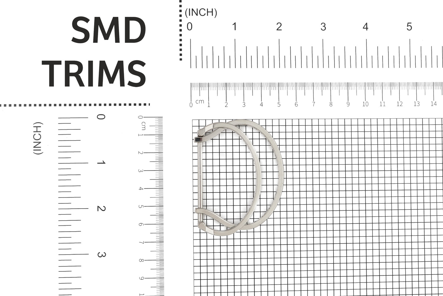 Open-Close Customizable Belt Buckle Silver Polish