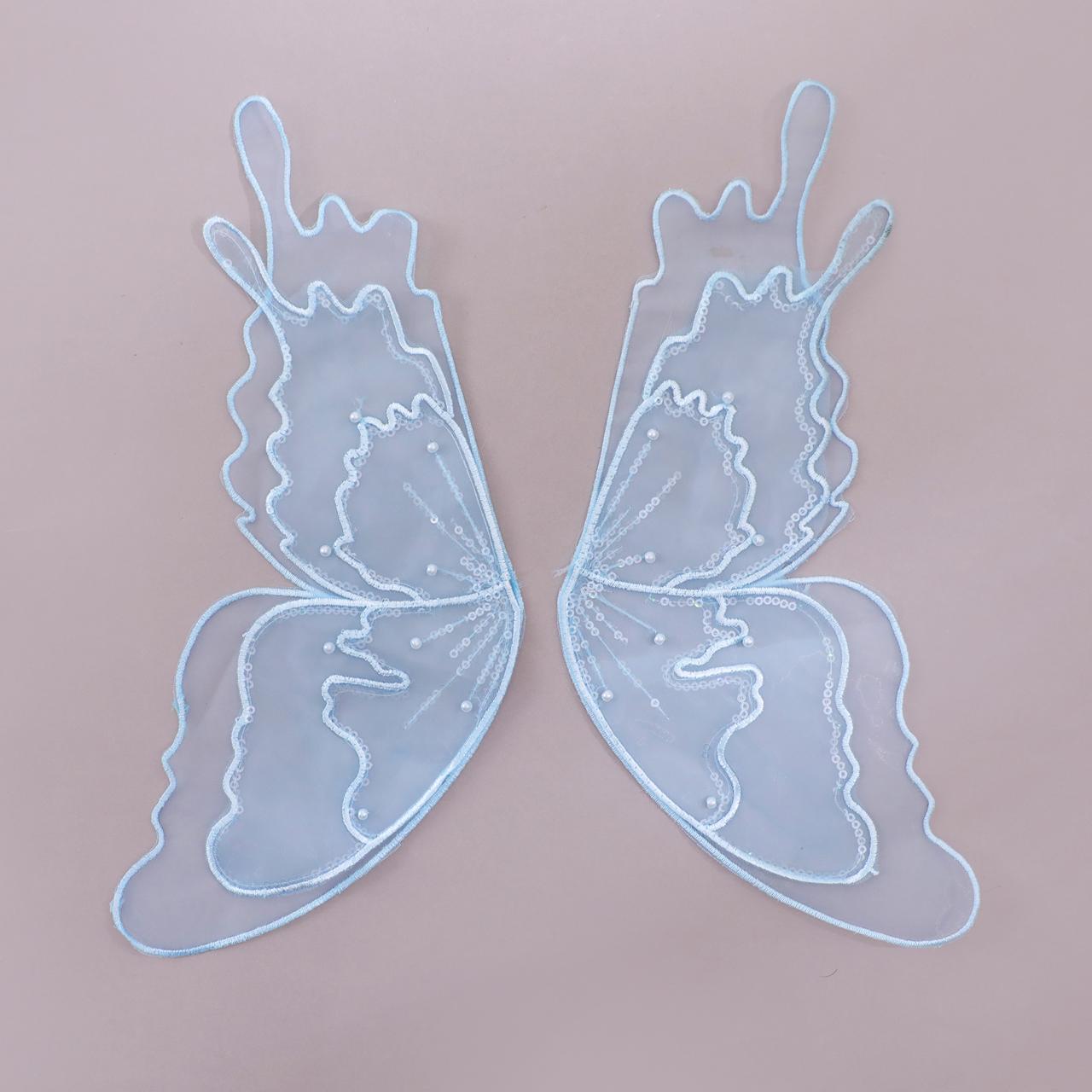 Premium Organza Designer Butterfly Patch