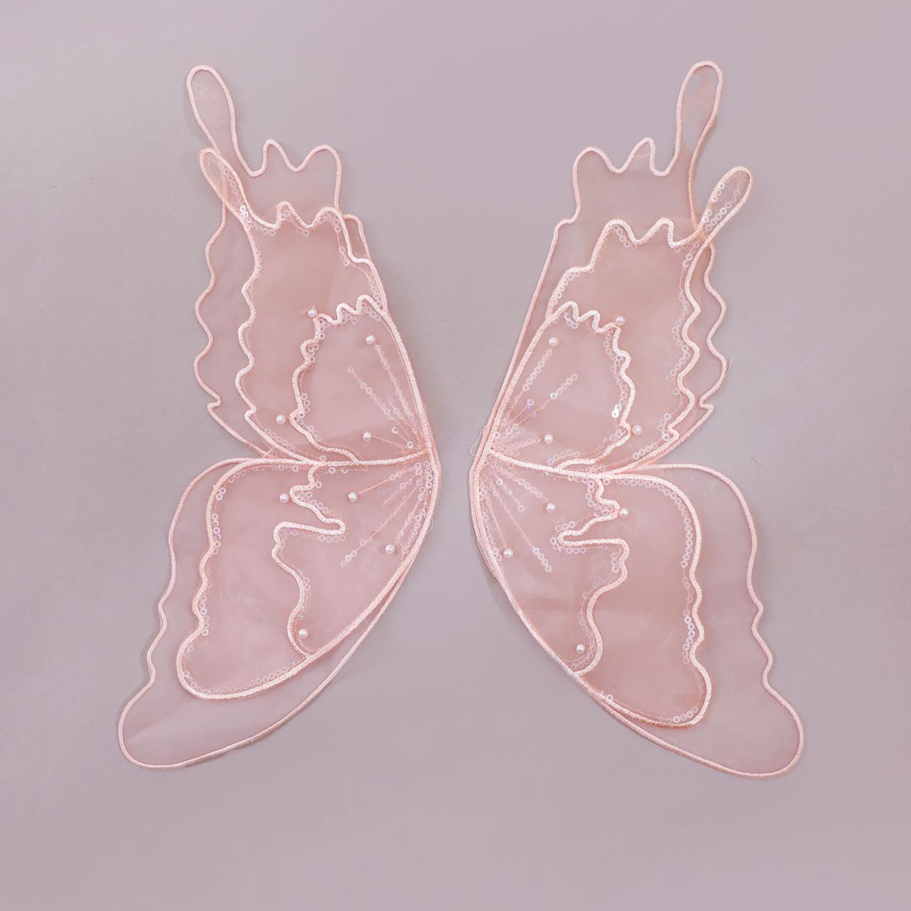 Premium Organza Designer Butterfly Patch