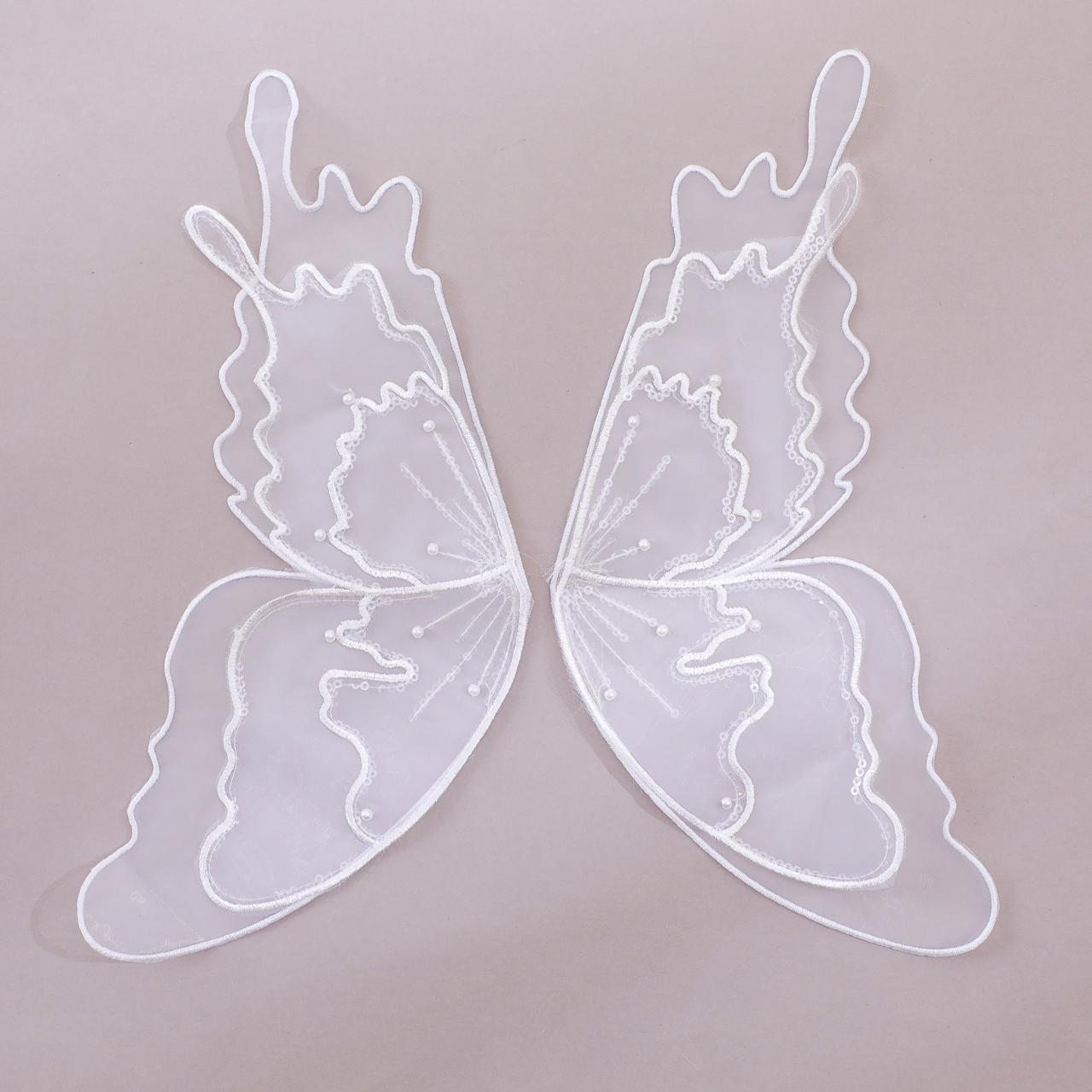 Premium Organza Designer Butterfly Patch
