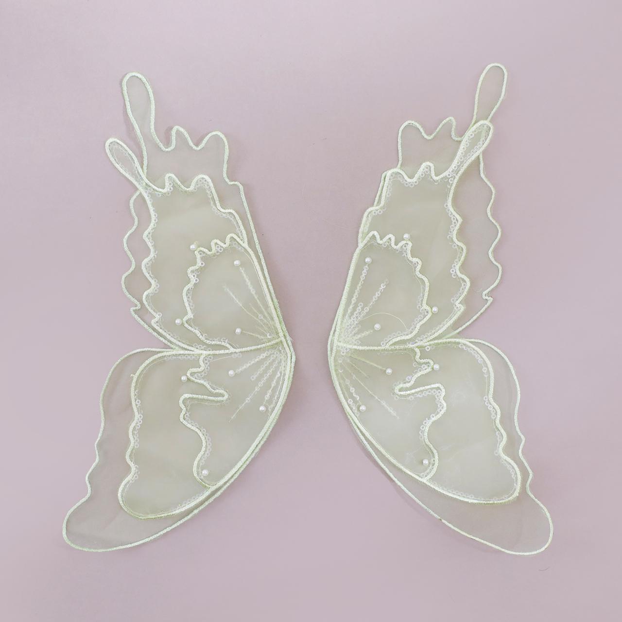 Premium Organza Designer Butterfly Patch