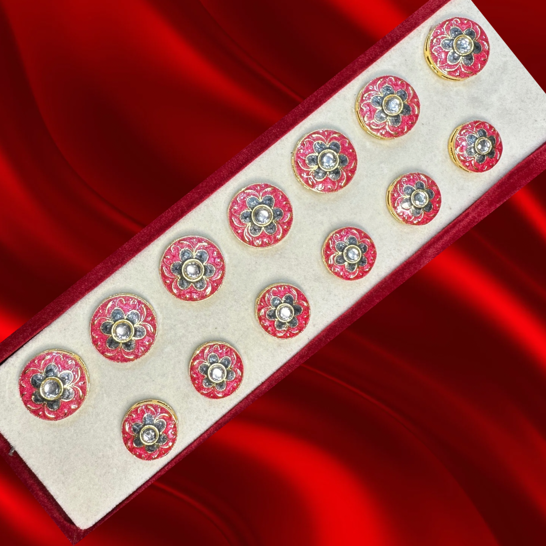 Sherwani Button (7 Big & 6 Small Pcs)