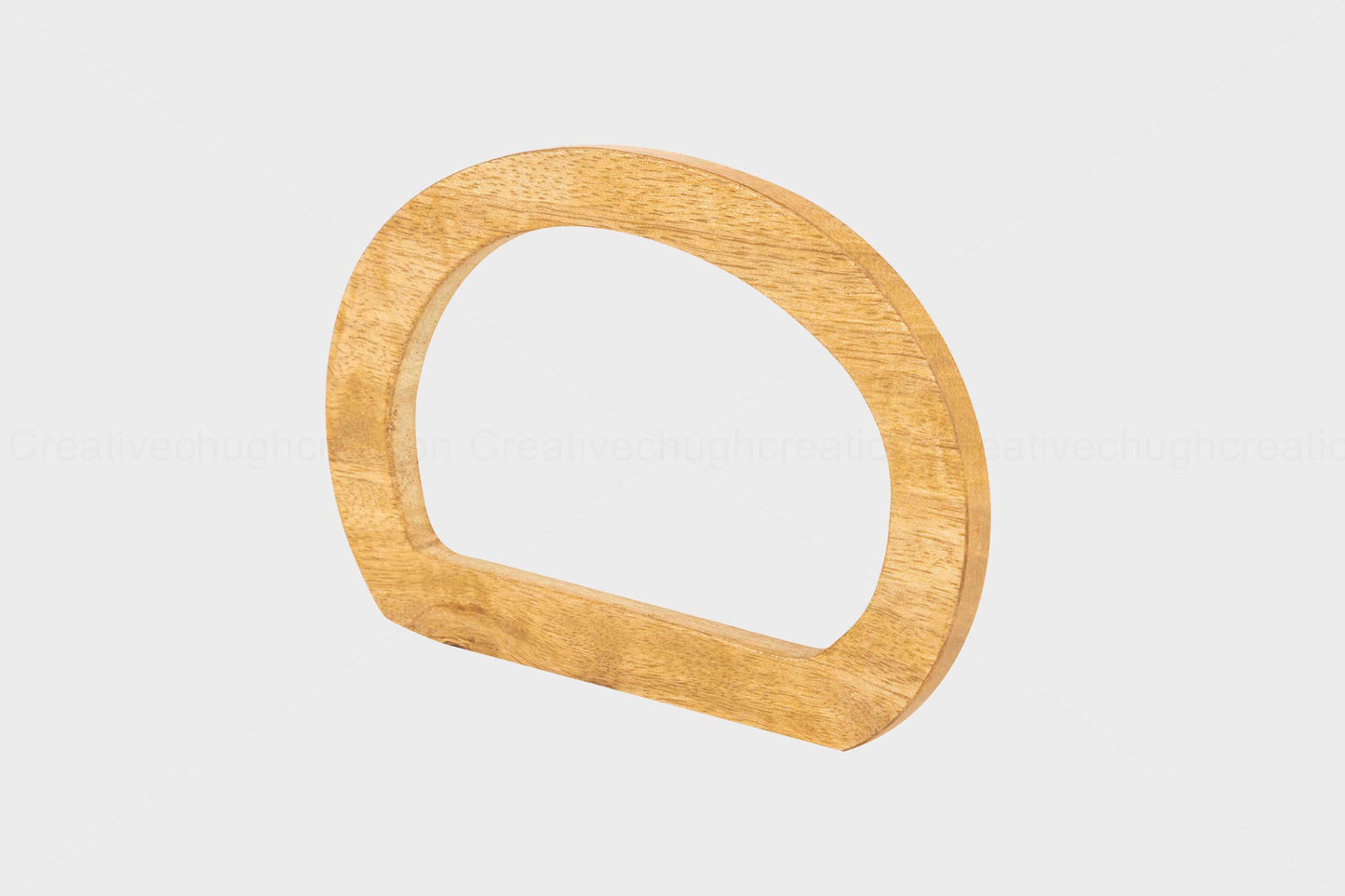 Wooden D-Handle (Pack Of 2 Pcs)