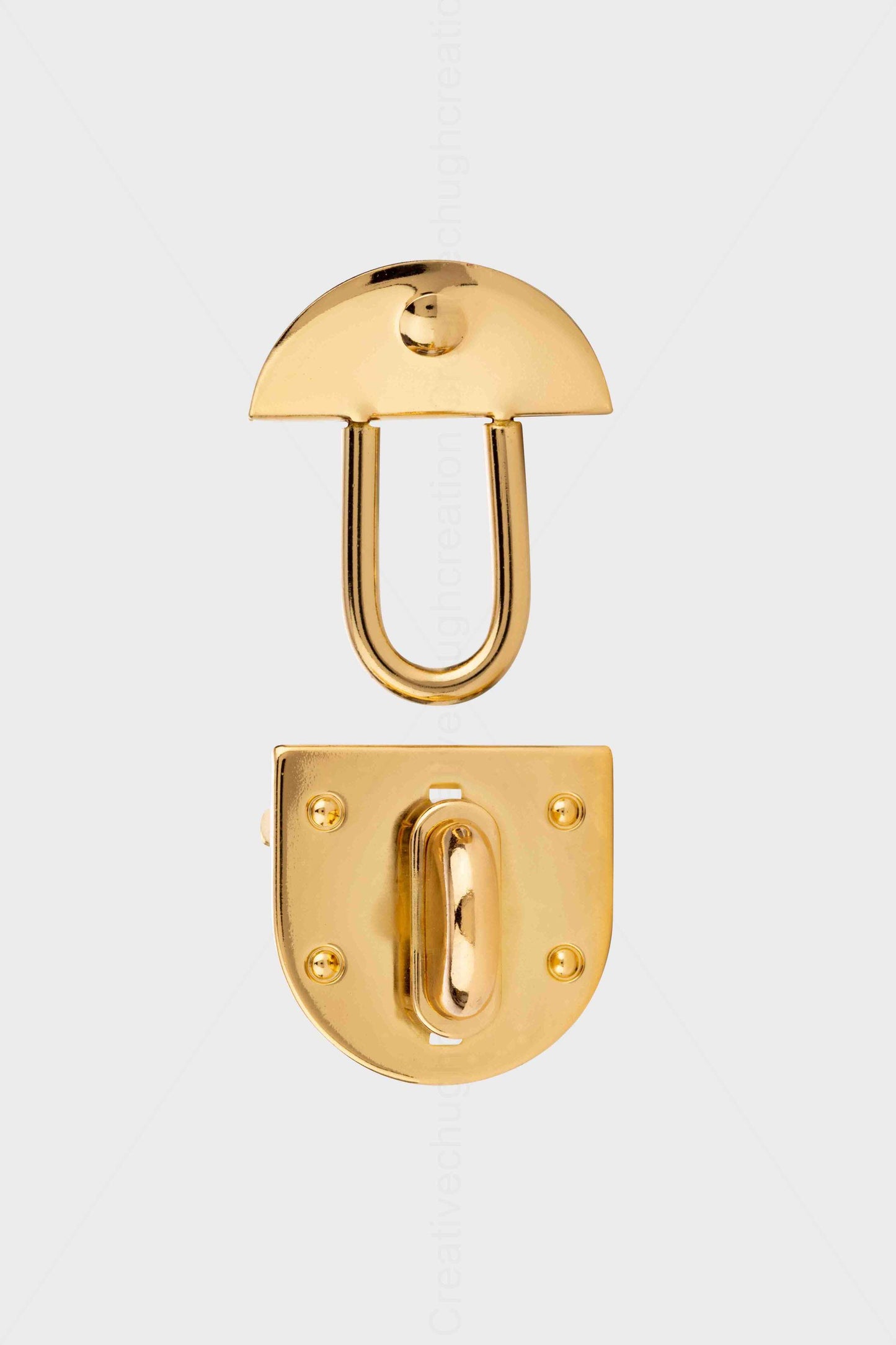 Bag Clasp Press Lock Accessory (Pack Of 2 Pcs)