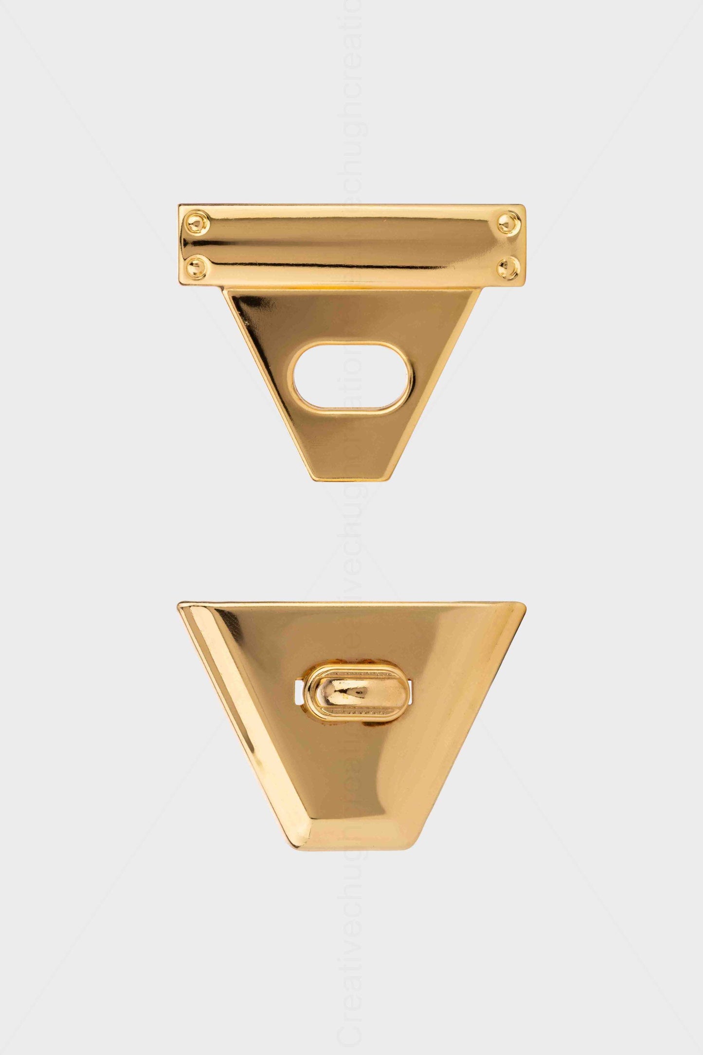 Zinc Alloy Turn Twist Lock Bag Lock (Pack Of 2 Pcs)