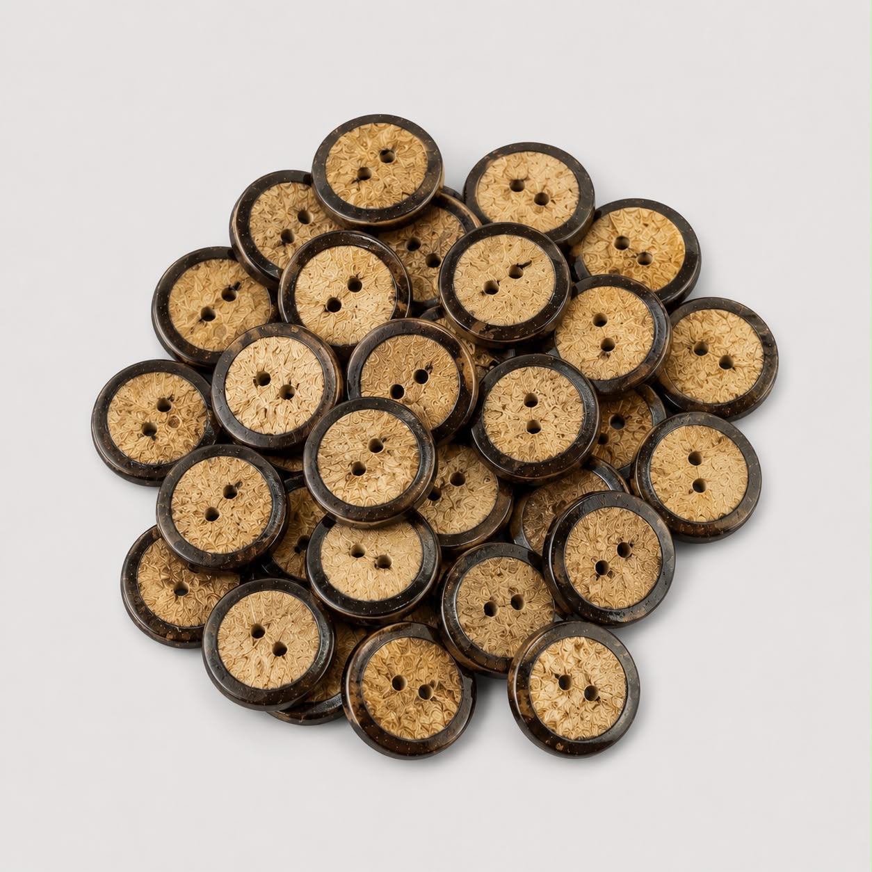 Natural Wood Button