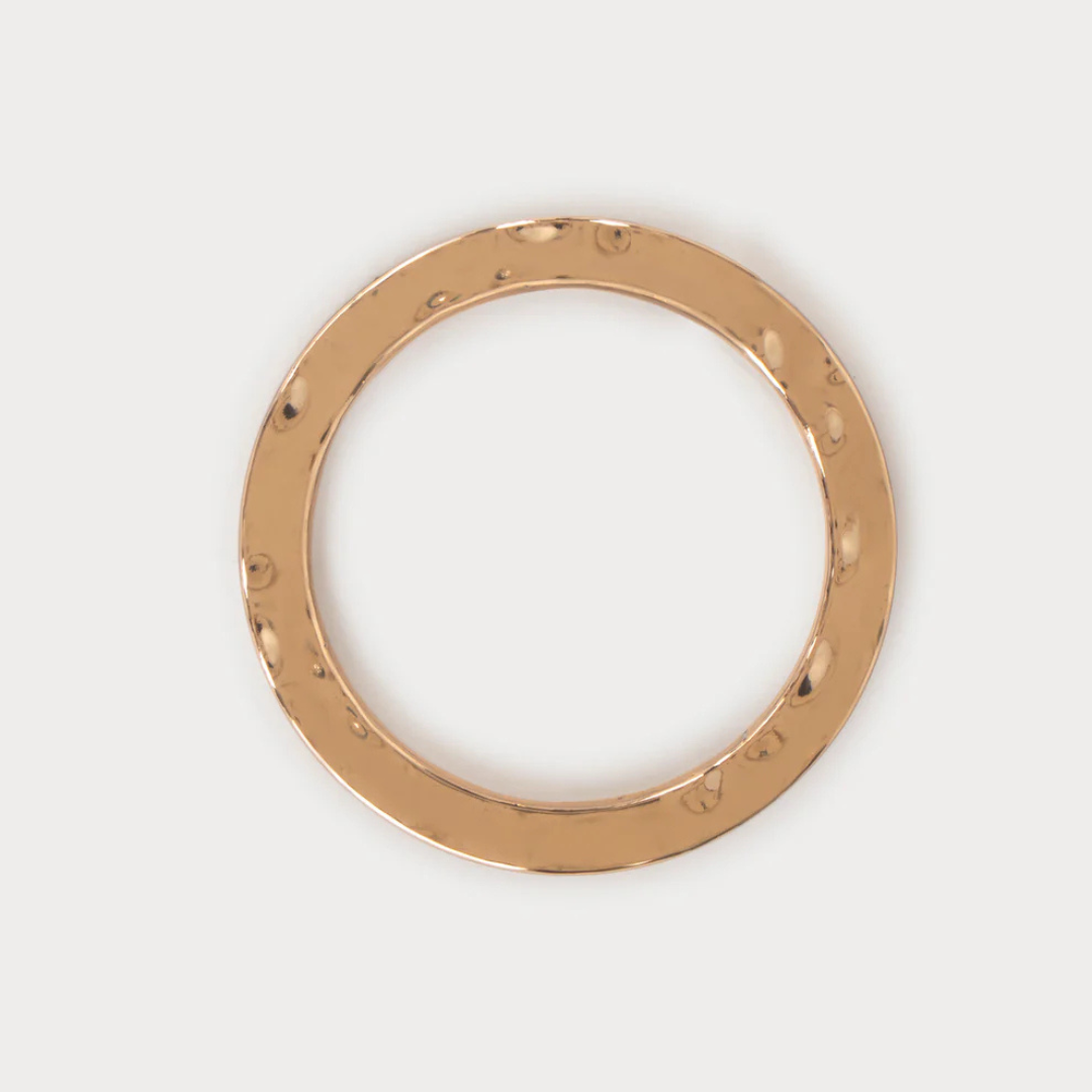Chic Gold Metal Buckle Ring