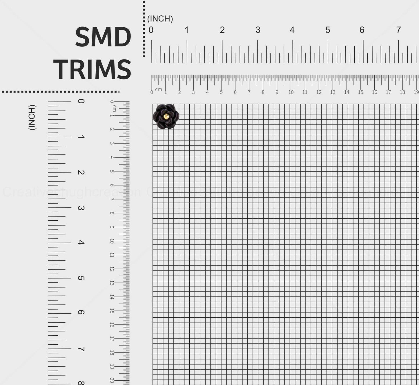 Flower Button For Clothing (Pack of 10 Pcs)