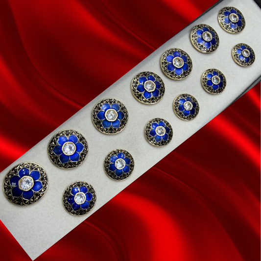 Sherwani Button (7 Big & 6 Small Pcs)